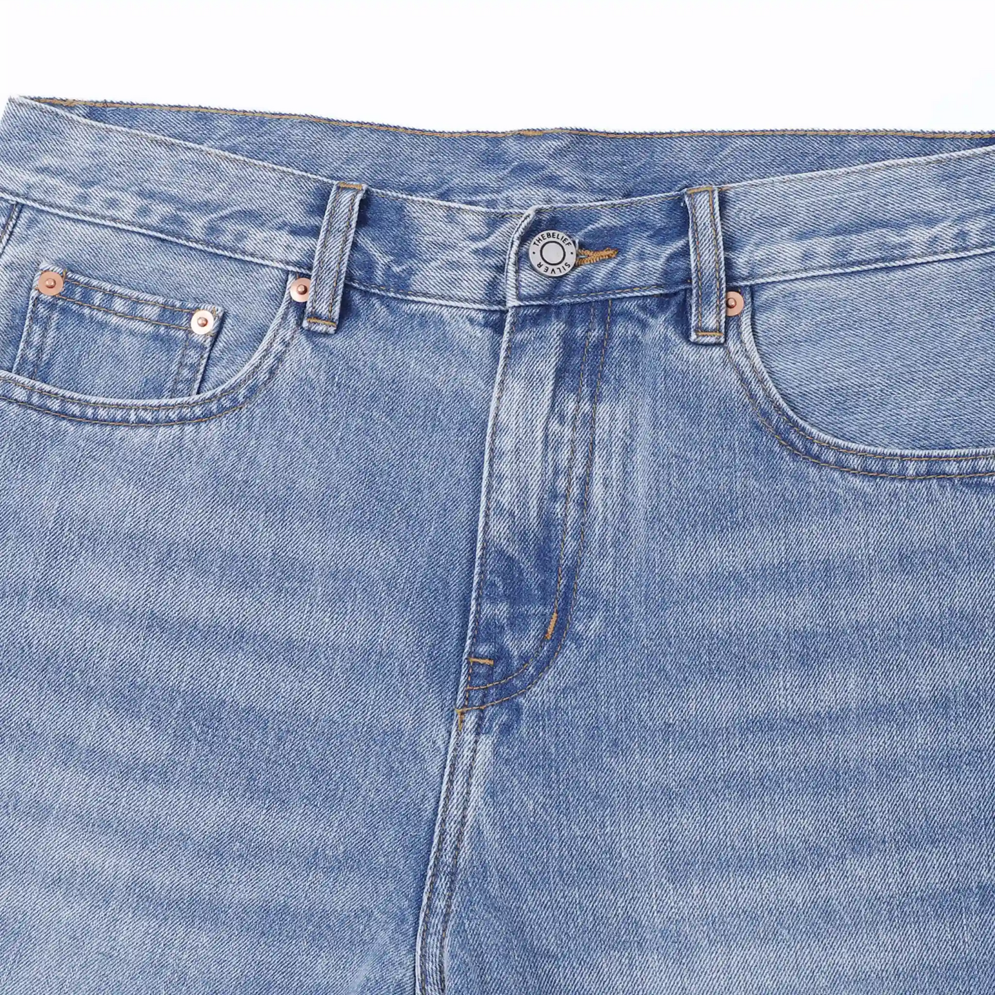 Men's Classic Blue Straight Fit Jeans