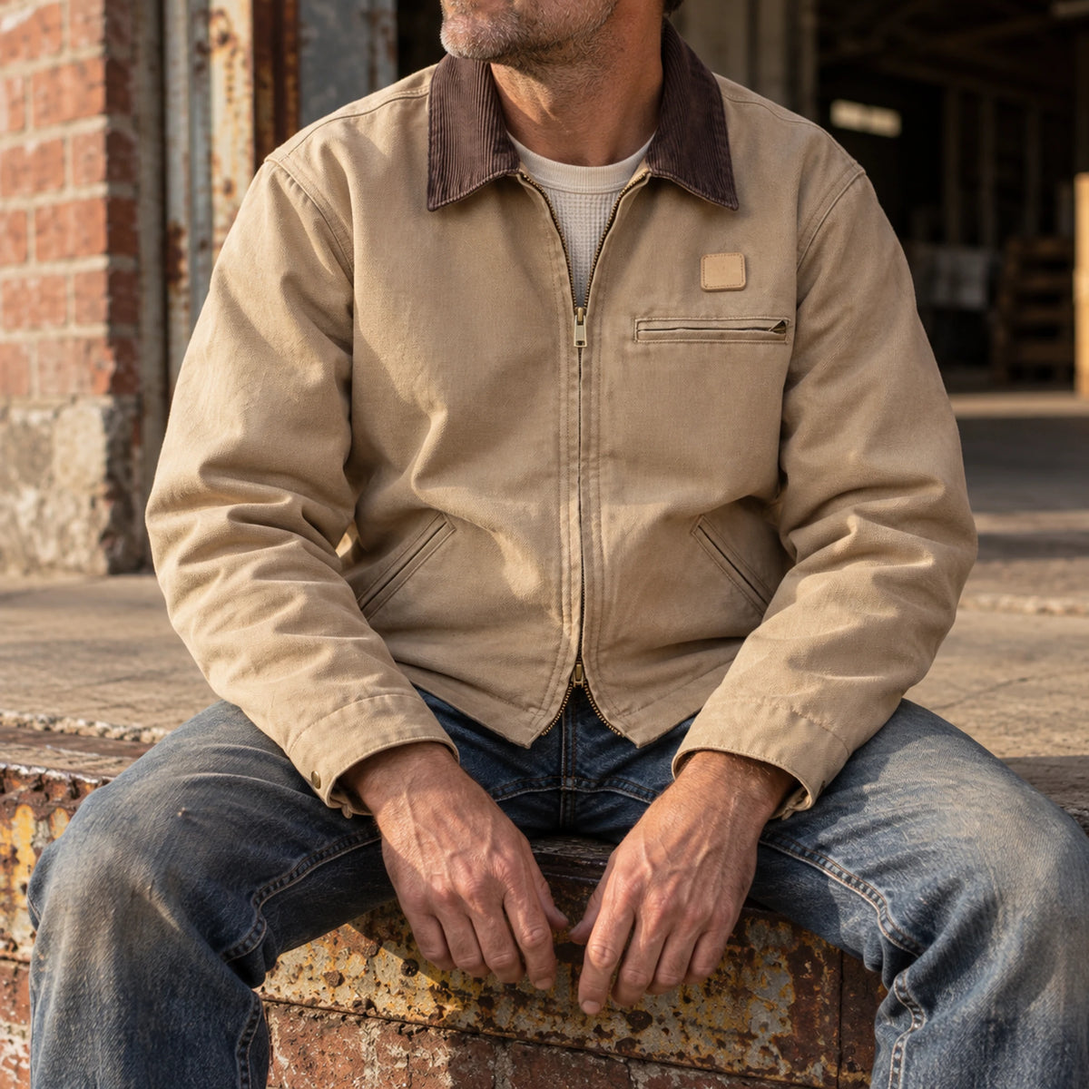 16 oz Detroit Style Heavyweight Arbeitsjacke