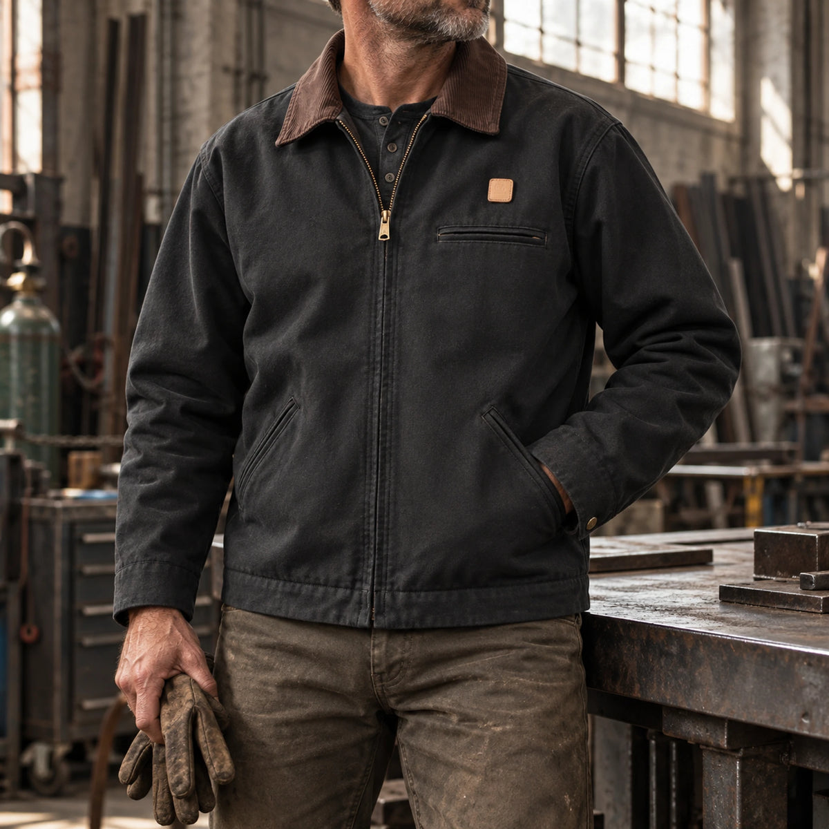 16 oz Detroit Style Heavyweight Arbeitsjacke