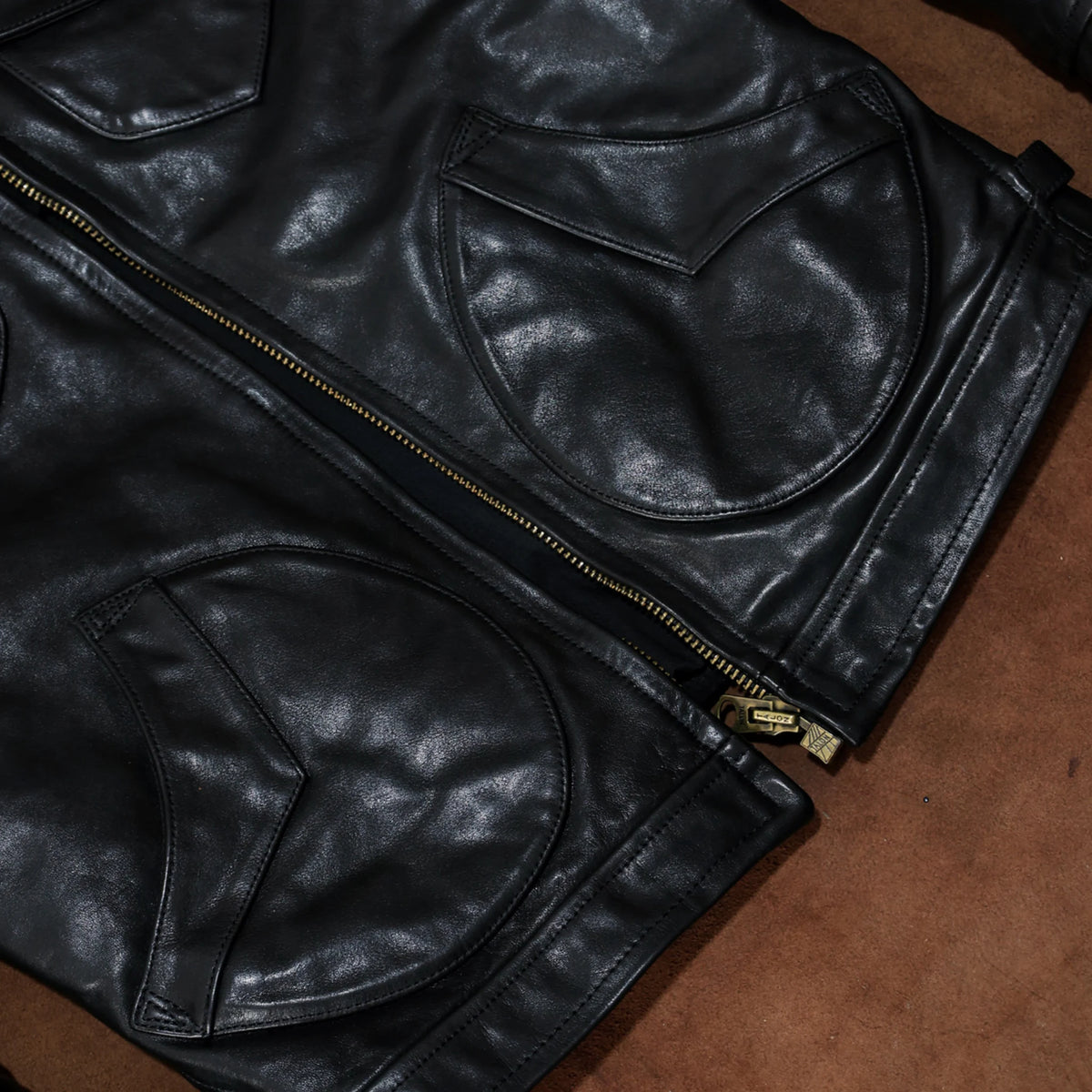 1.5mm Full-Grain Vegetable-Tanned Leather Jacket — Slim Fit