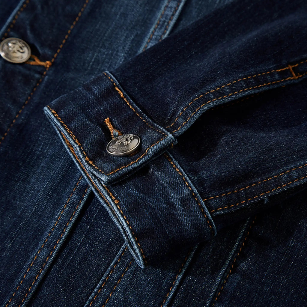 13oz Dark Indigo Washed Type III Denim Jacket