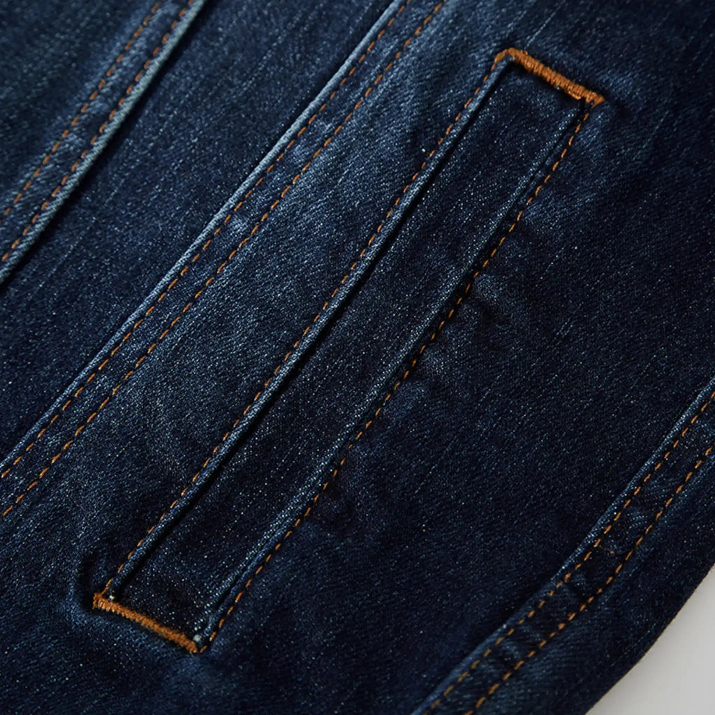 13oz Dark Indigo Washed Type III Denim Jacket