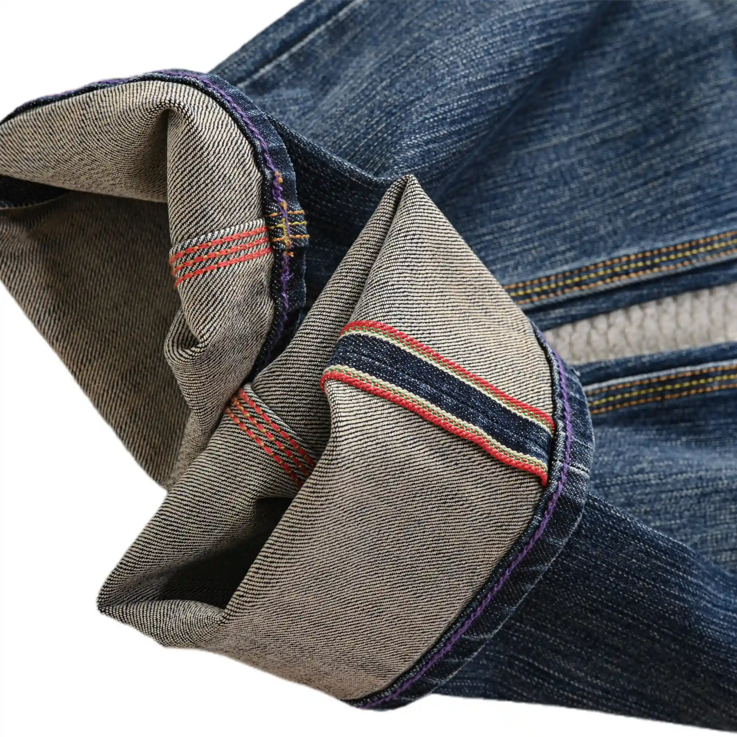 14oz Selvedge Slim Straight Jeans Vintage Classic Blue