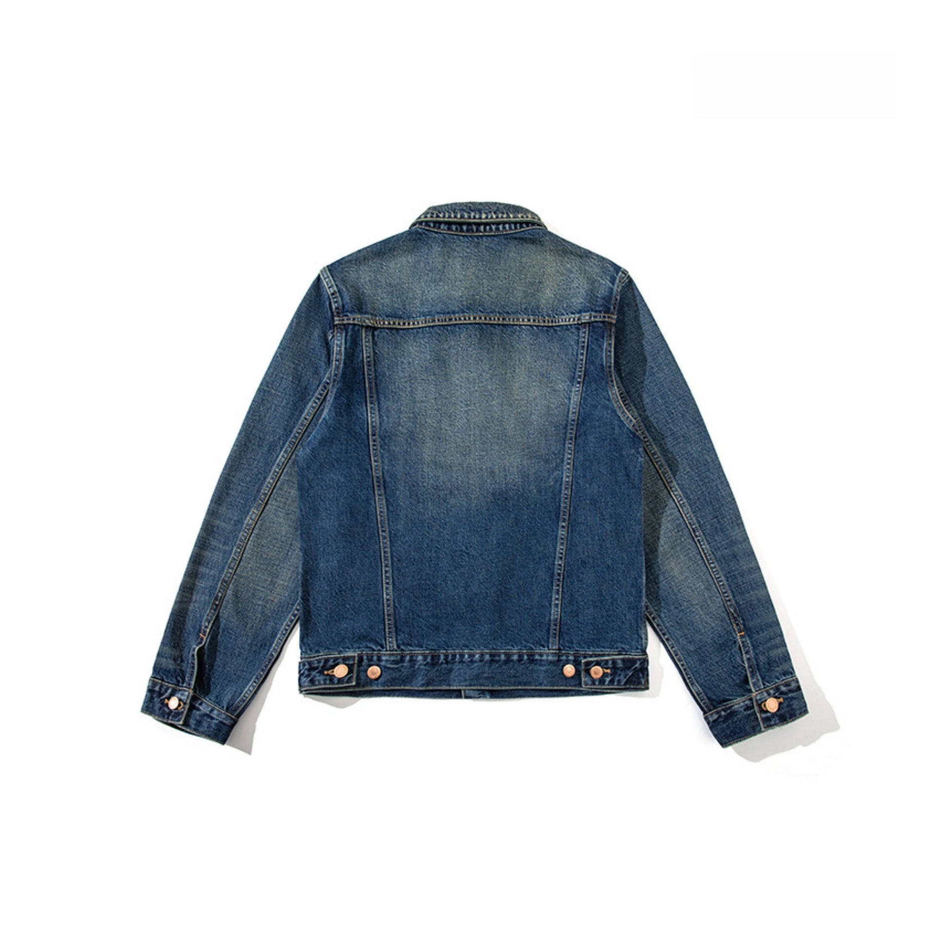 14oz Okayama Vintage Washed Denim Jacket Type III