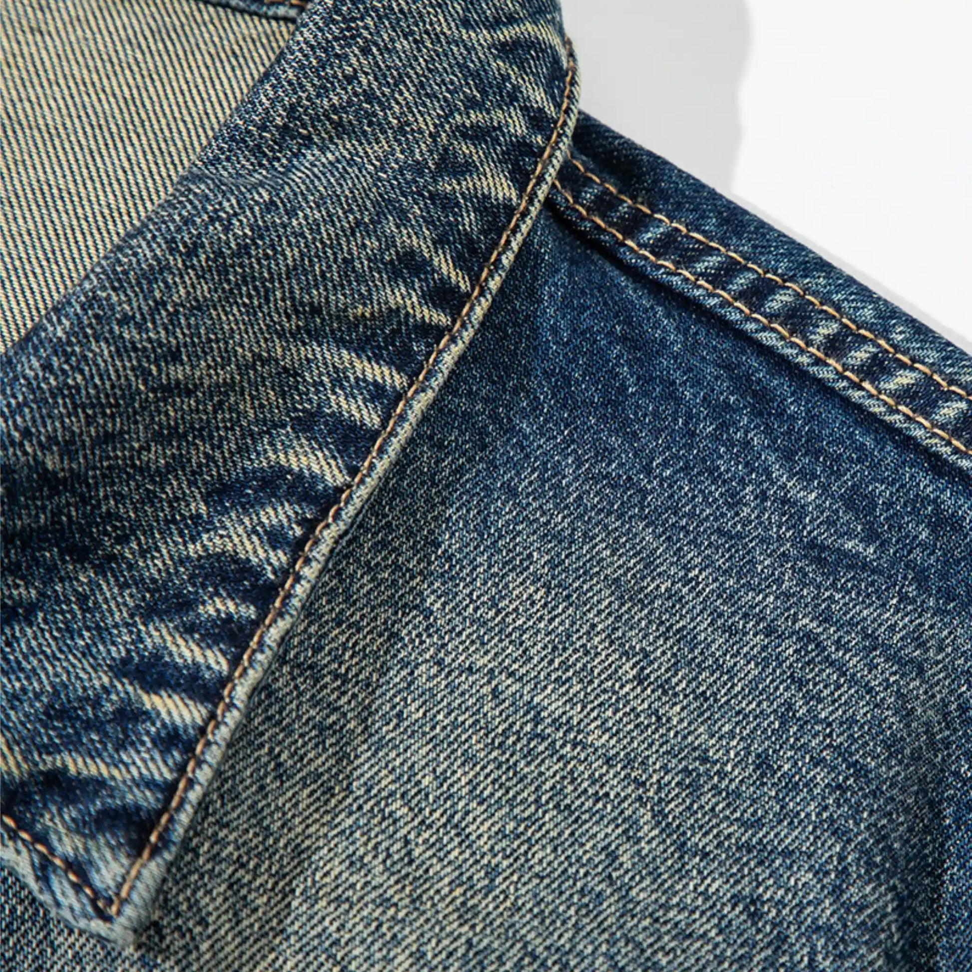 14oz Okayama Vintage Washed Denim Jacket Type III