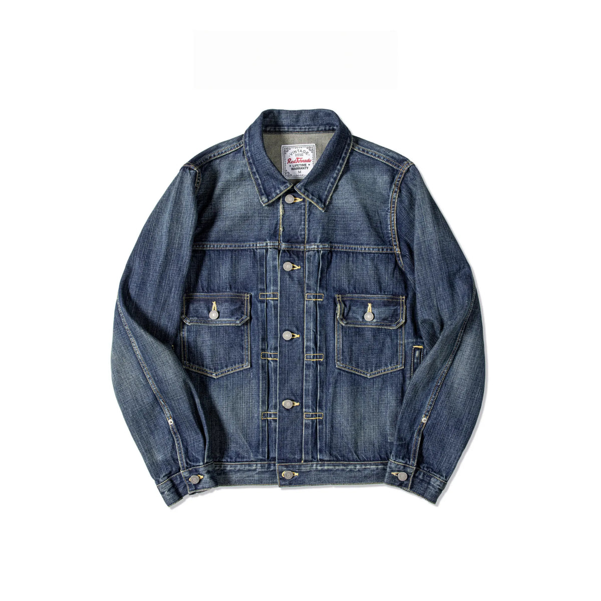 Chemise en denim western classique légère de 7 oz