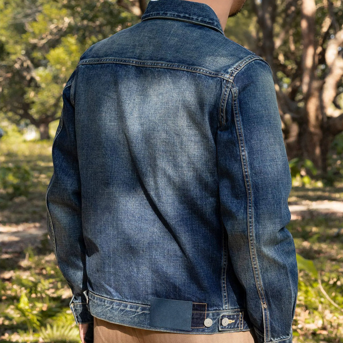 Chemise en denim western classique légère de 7 oz
