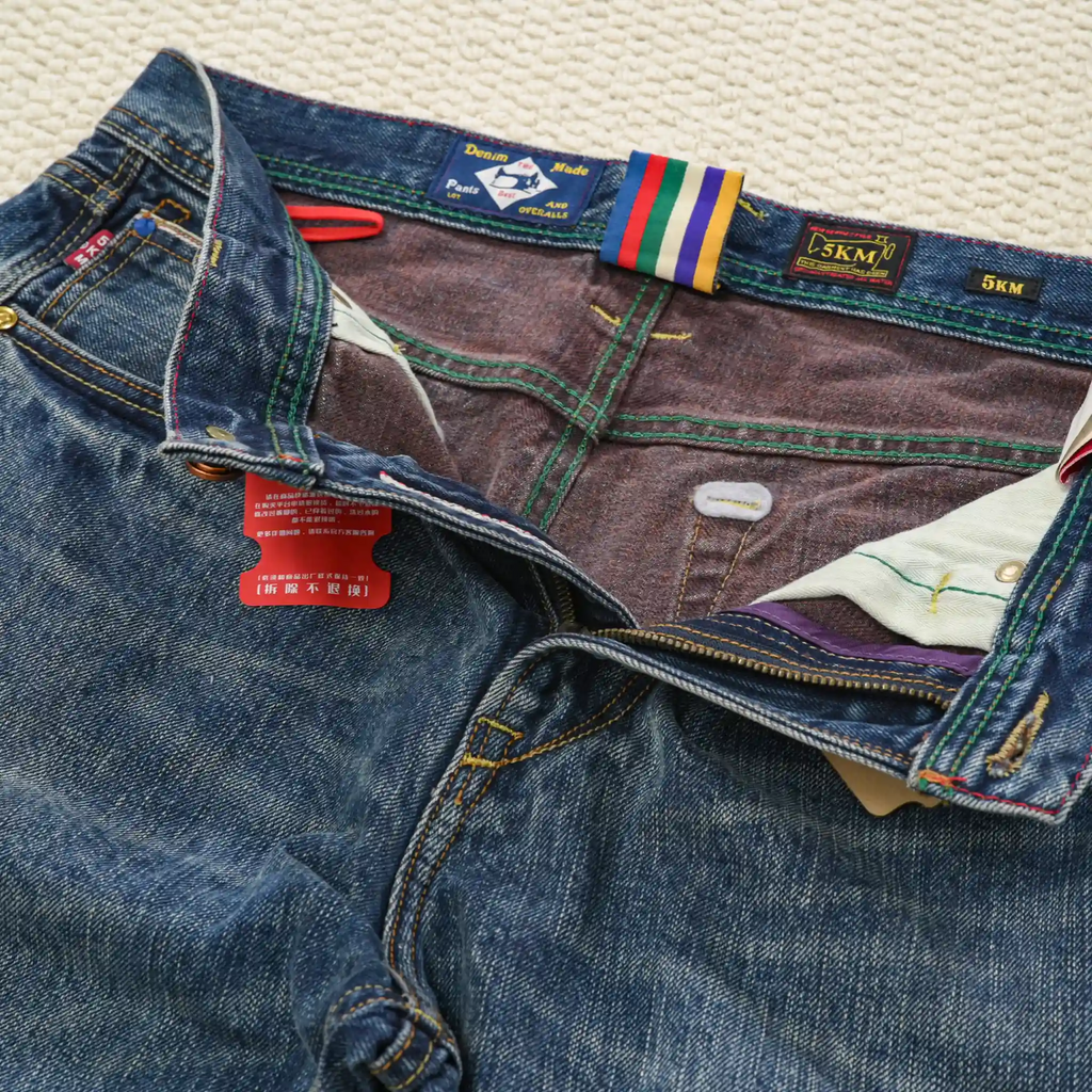 Straight Fit Classic Blue 15oz Selvedge Jeans