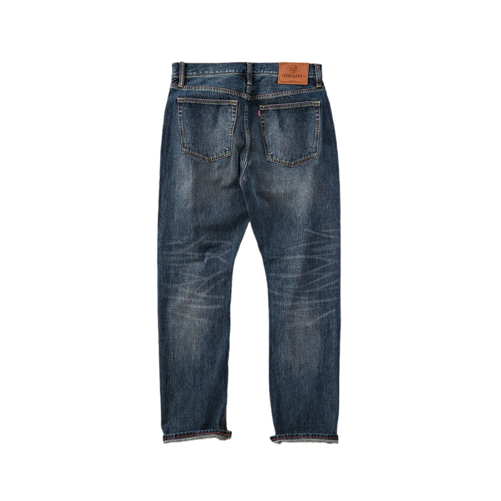 15oz Slubby Classic Blue Straight Selvedge Jeans