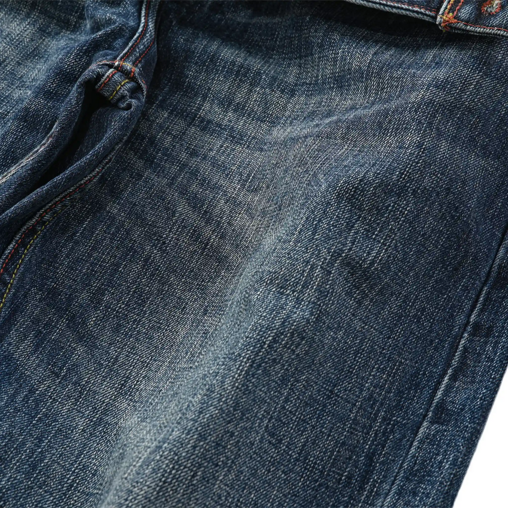 15oz Slubby Classic Blue Straight Selvedge Jeans