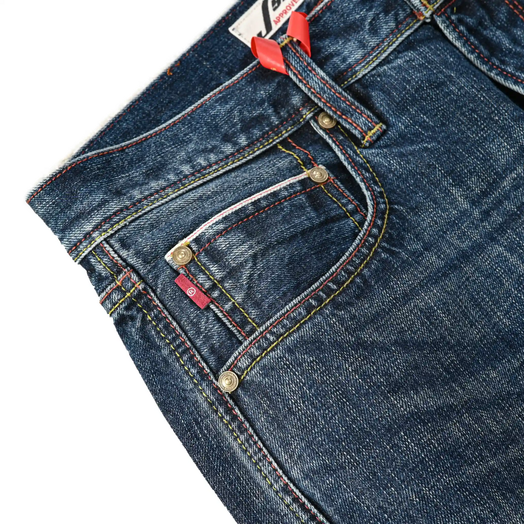 15oz Slubby Classic Blue Straight Selvedge Jeans