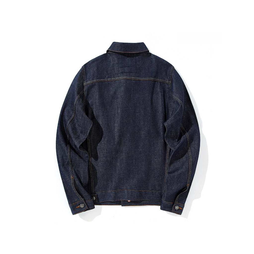 Veste en denim brut selvedge non teinté de type I 15 oz