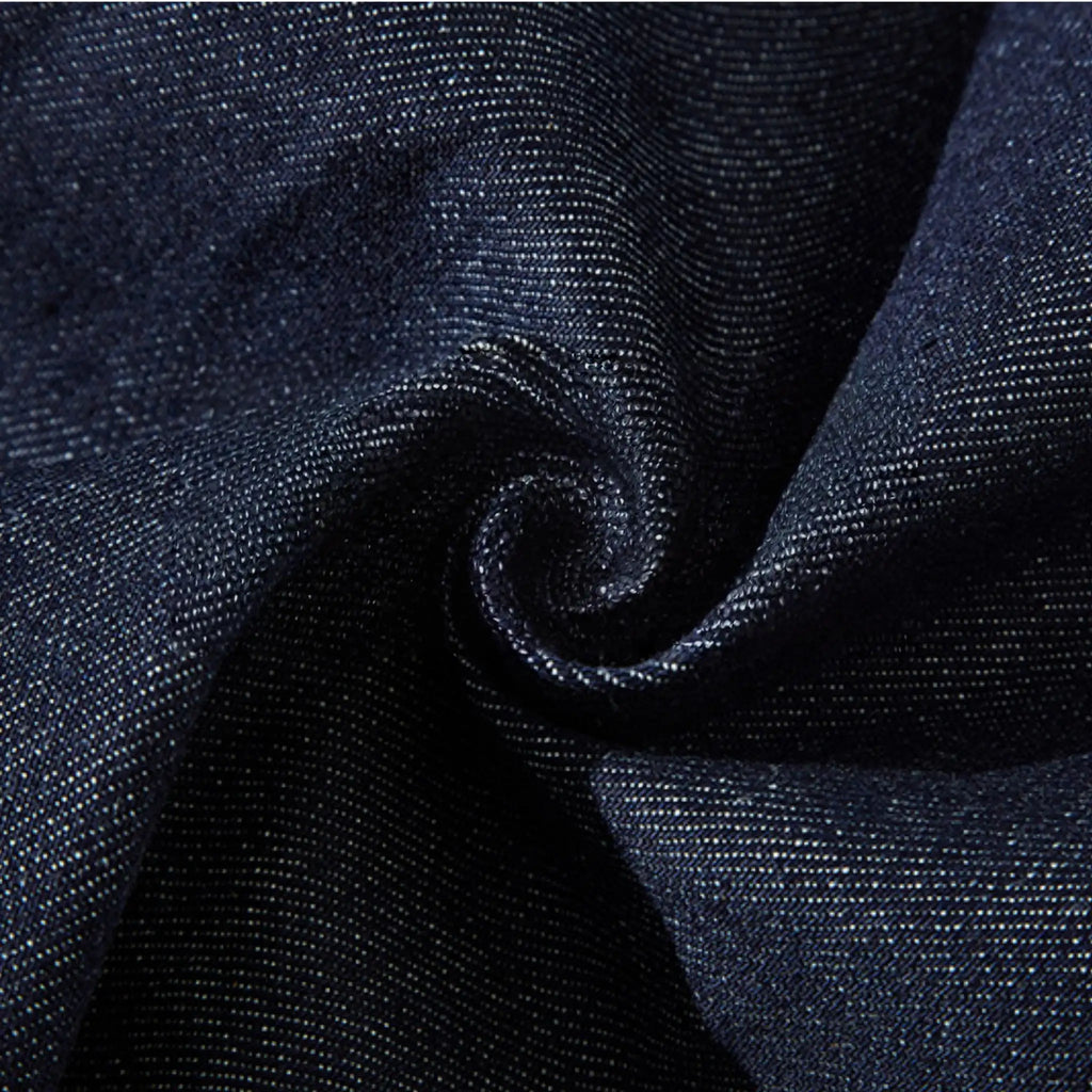 Veste en denim brut selvedge non teinté de type I 15 oz