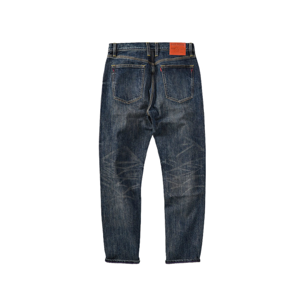 16oz Natural Indigo Classic Blue Selvedge Jeans Slim Fit