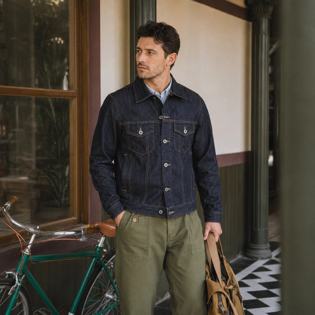 16oz Selvedge Denim Type III Trucker Jacket