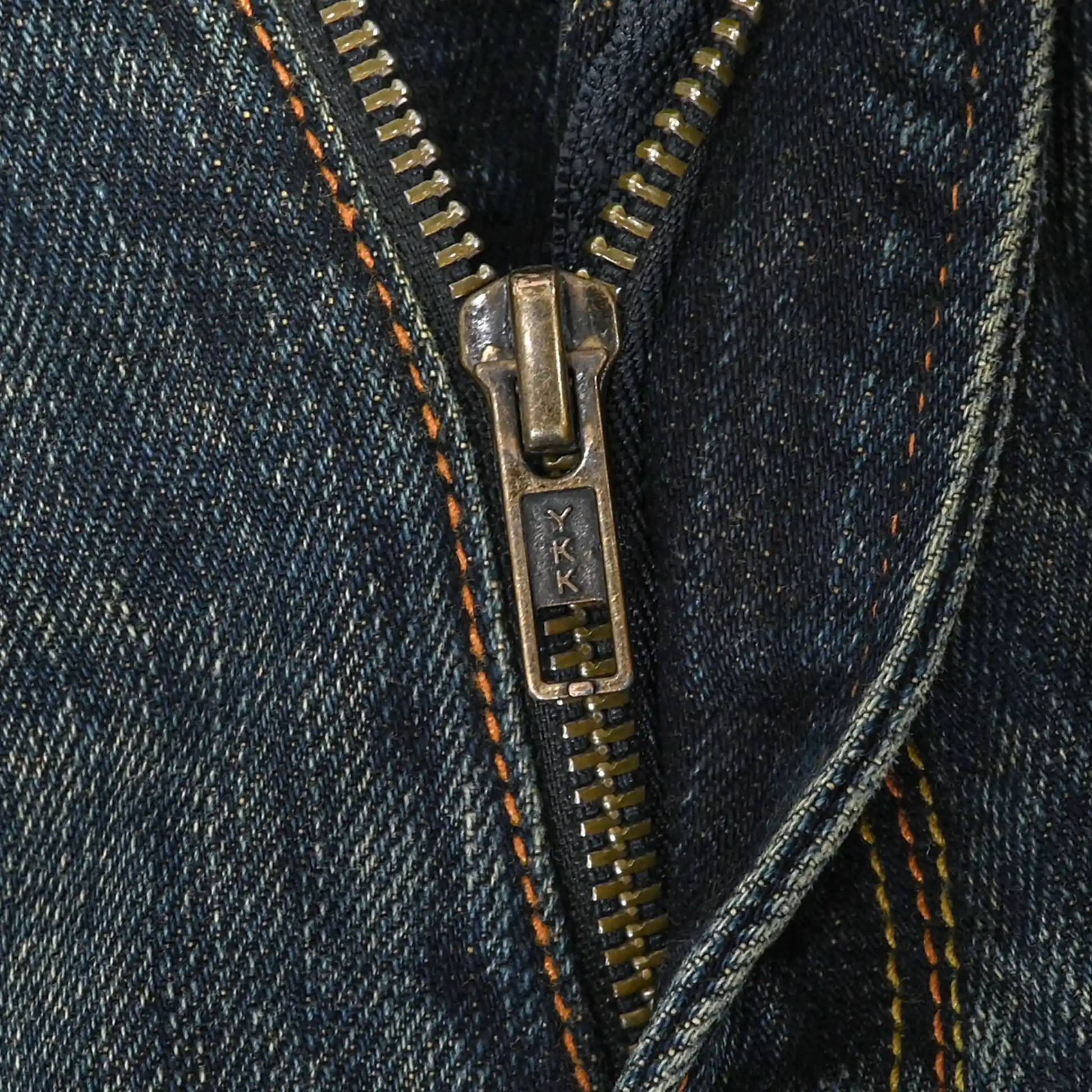 16oz Vintage Blue Heavy Washed Relaxed Straight Selvedge Jeans