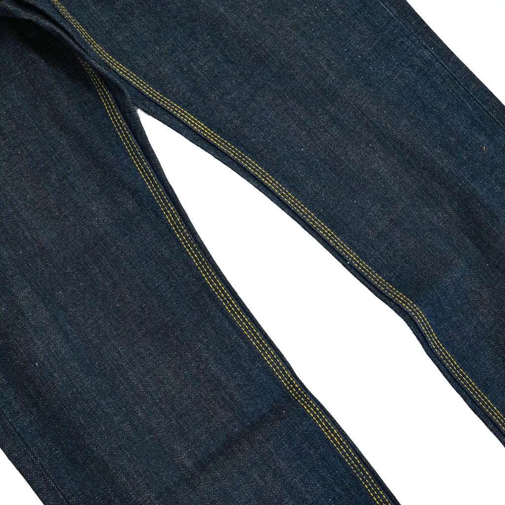 17oz One-Wash Deep Indigo Selvedge Straight Jeans