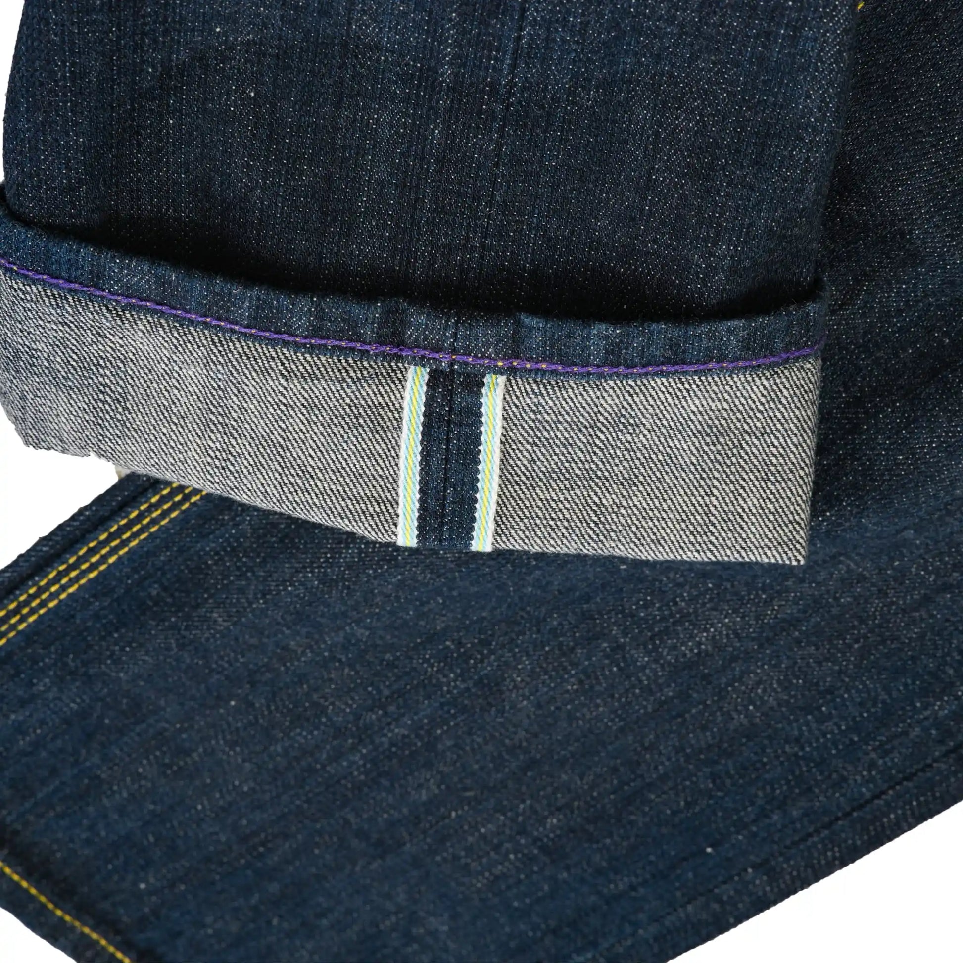 17oz One-Wash Deep Indigo Selvedge Straight Jeans