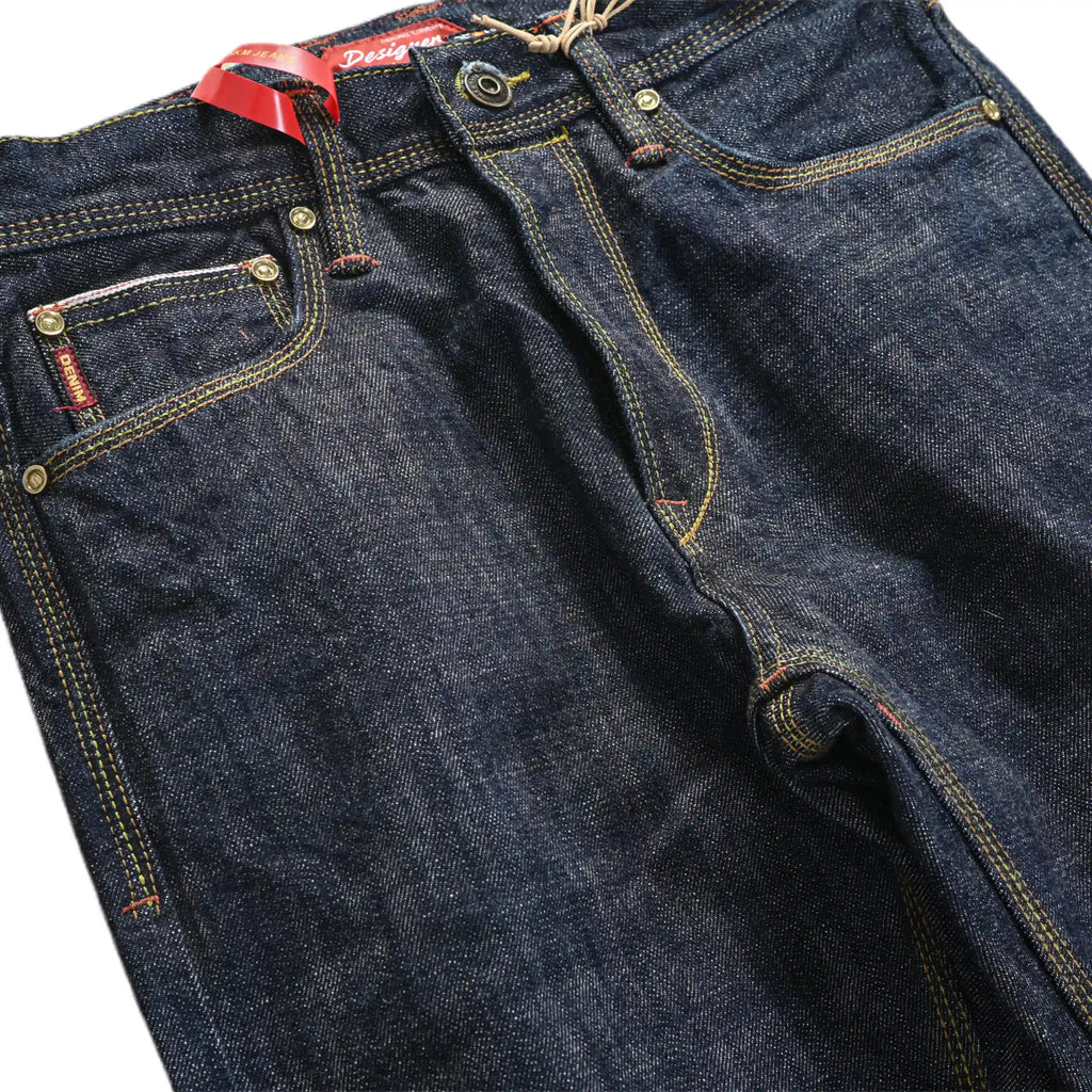 17oz Pre-Shrunk Raw Color Selvedge Straight Jeans
