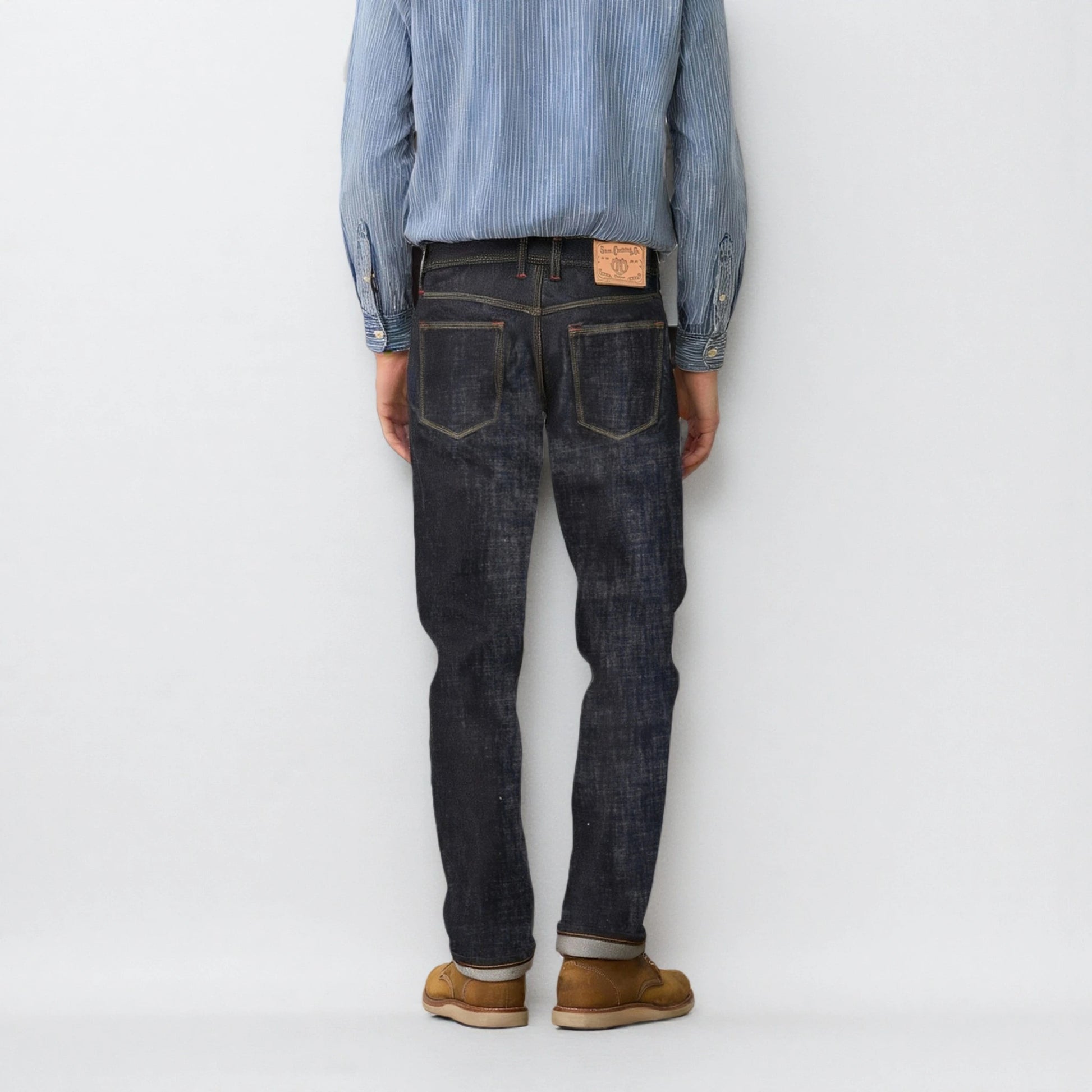 17oz Pre-Shrunk Raw Color Selvedge Straight Jeans