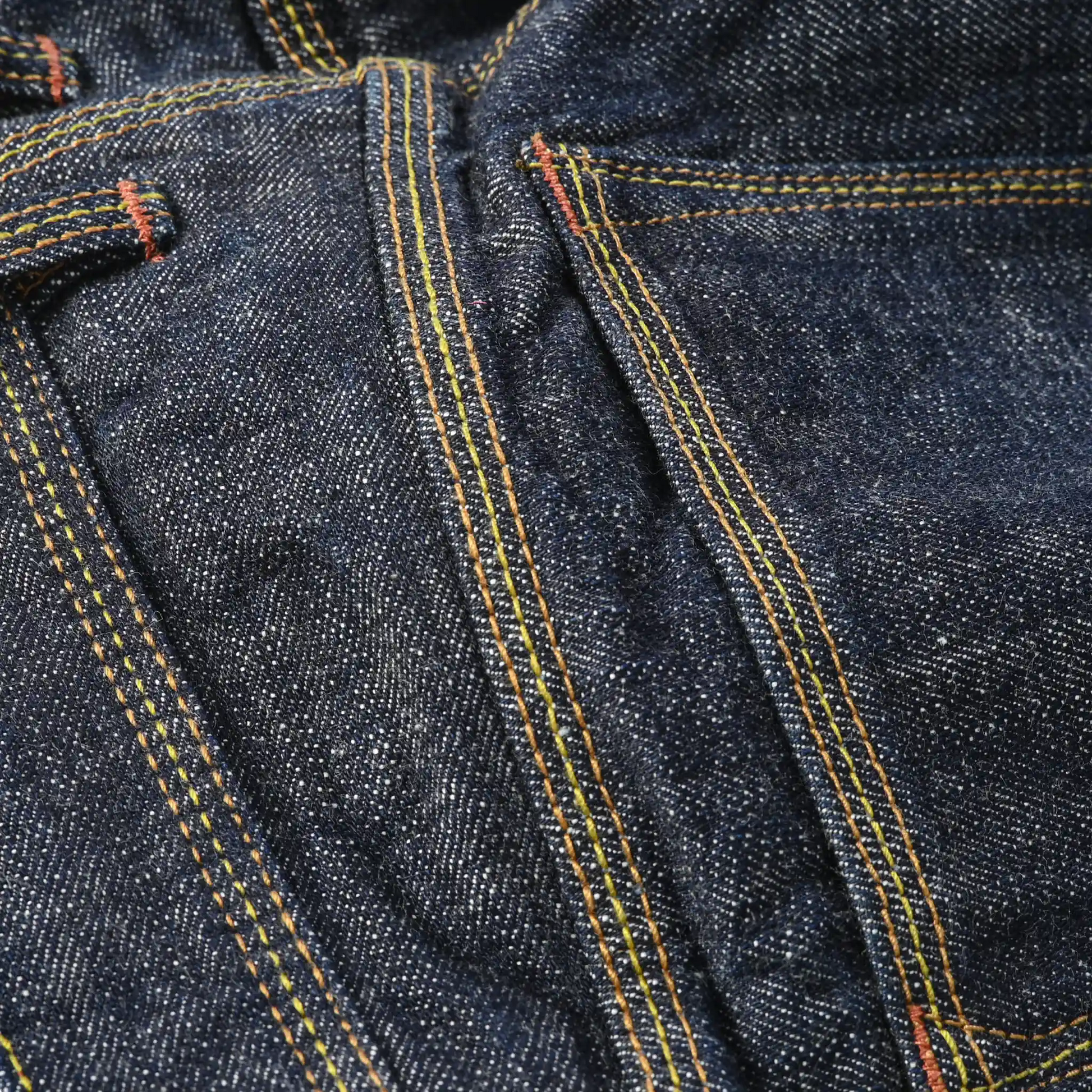 17oz Pre-Shrunk Raw Color Selvedge Straight Jeans