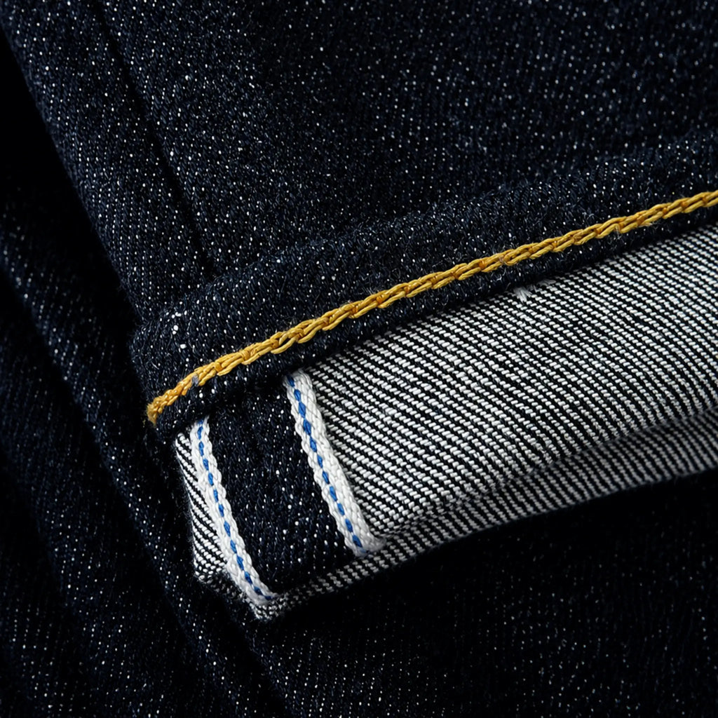 Selvedge ID detail of 17oz Raw Selvedge Denim Jeans – Unsanforized Slim Tapered Fit