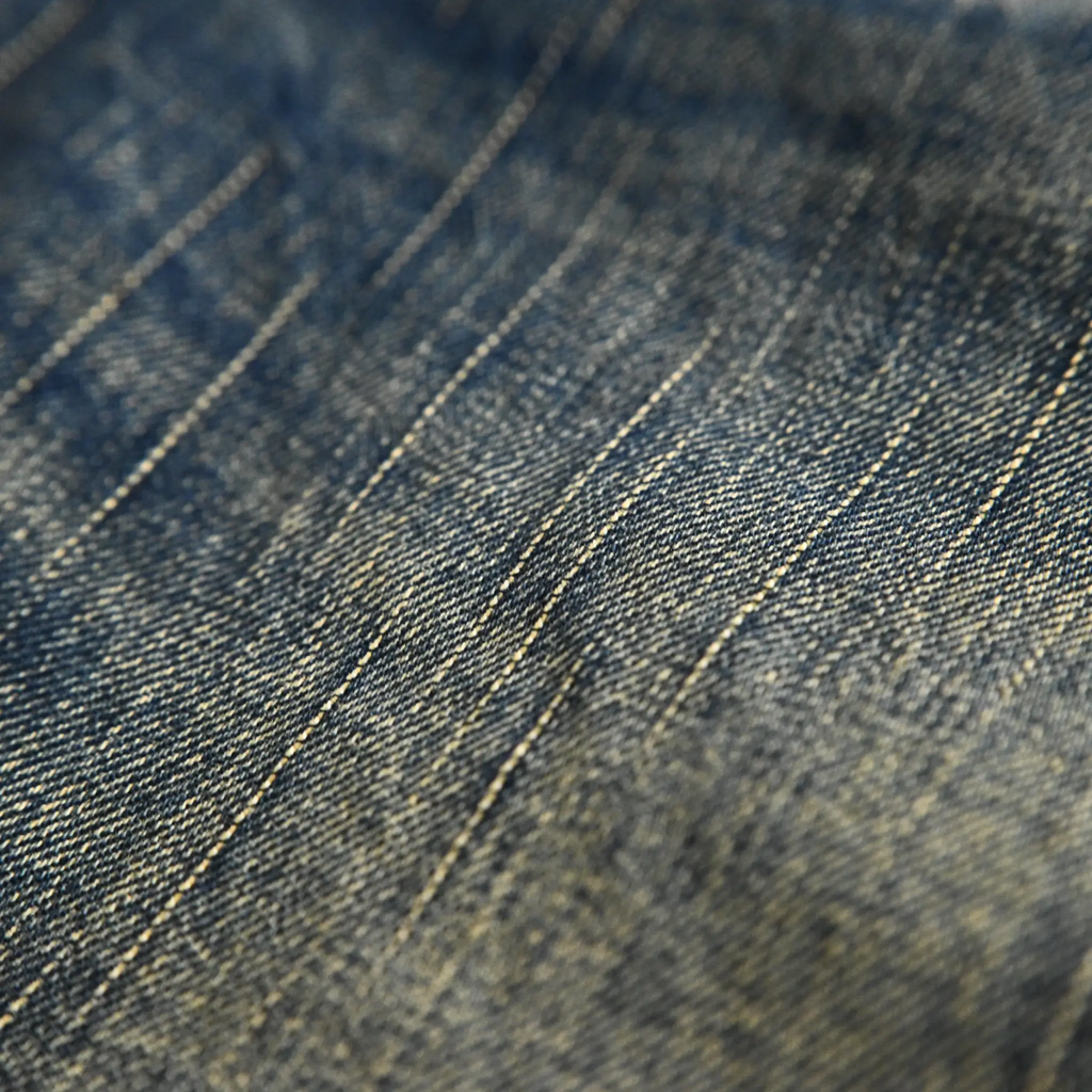 18oz Indigo Rain Slub Selvedge Jeans - Vintage Wash
