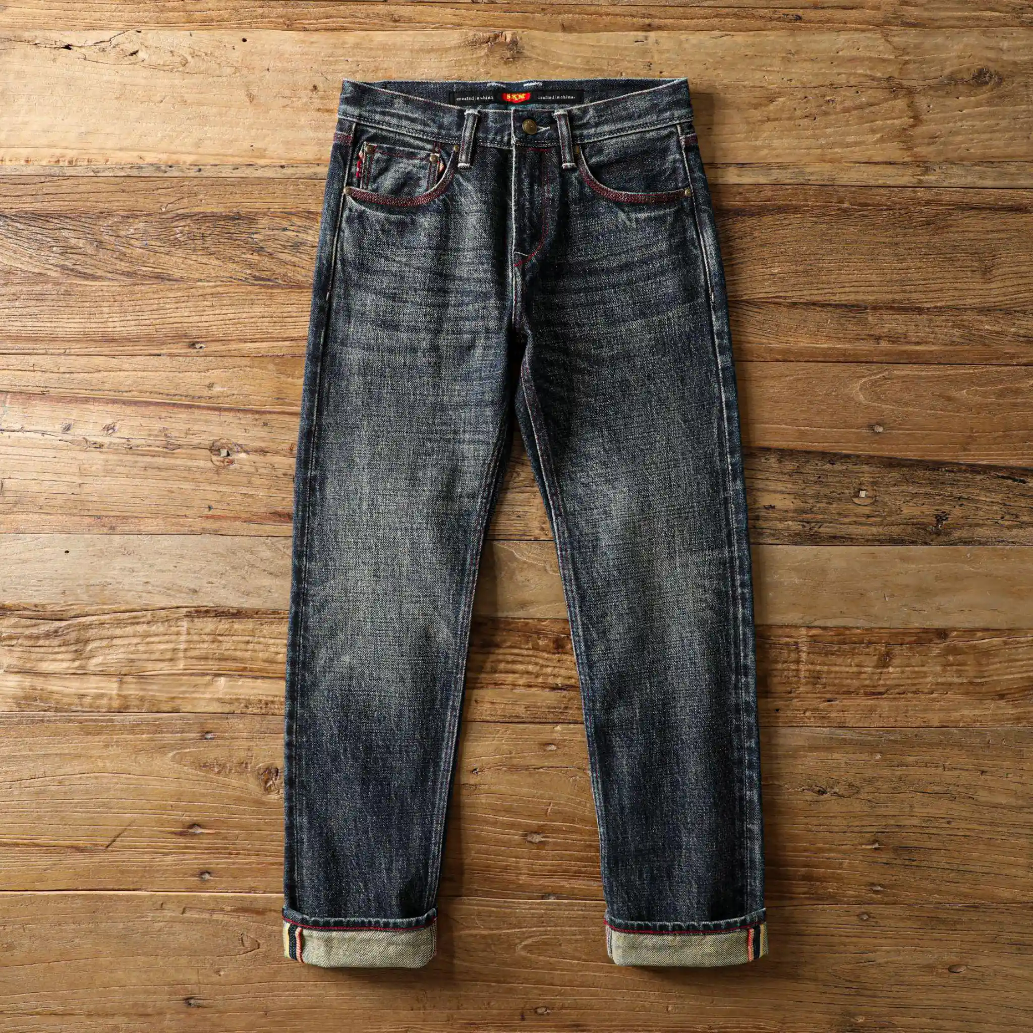 売れ済超高品質 Okayama Raw Selvedge Baggy Jeans -Indigo 【公式通販】