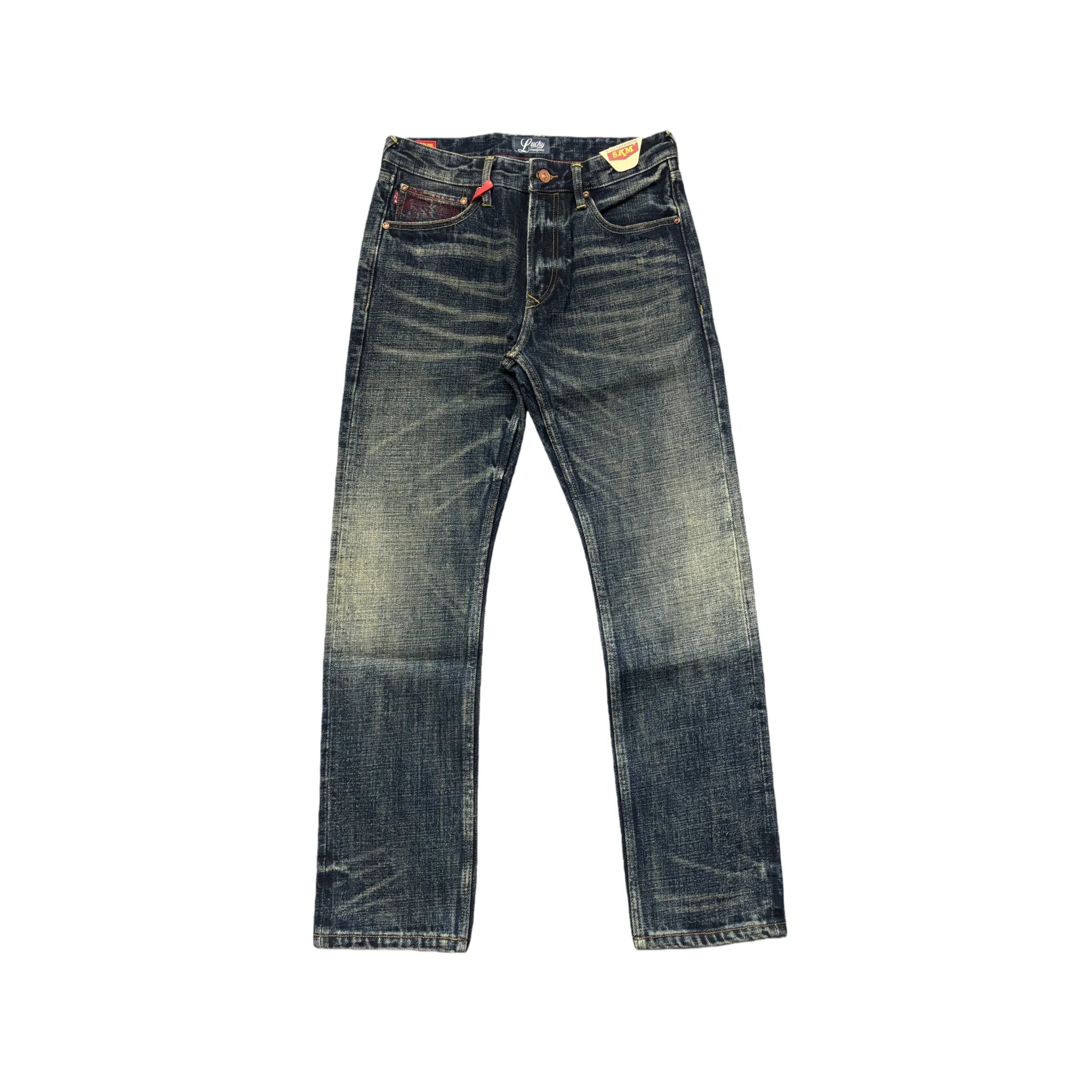 売れ済超高品質 Okayama Raw Selvedge Baggy Jeans -Indigo 【公式通販】