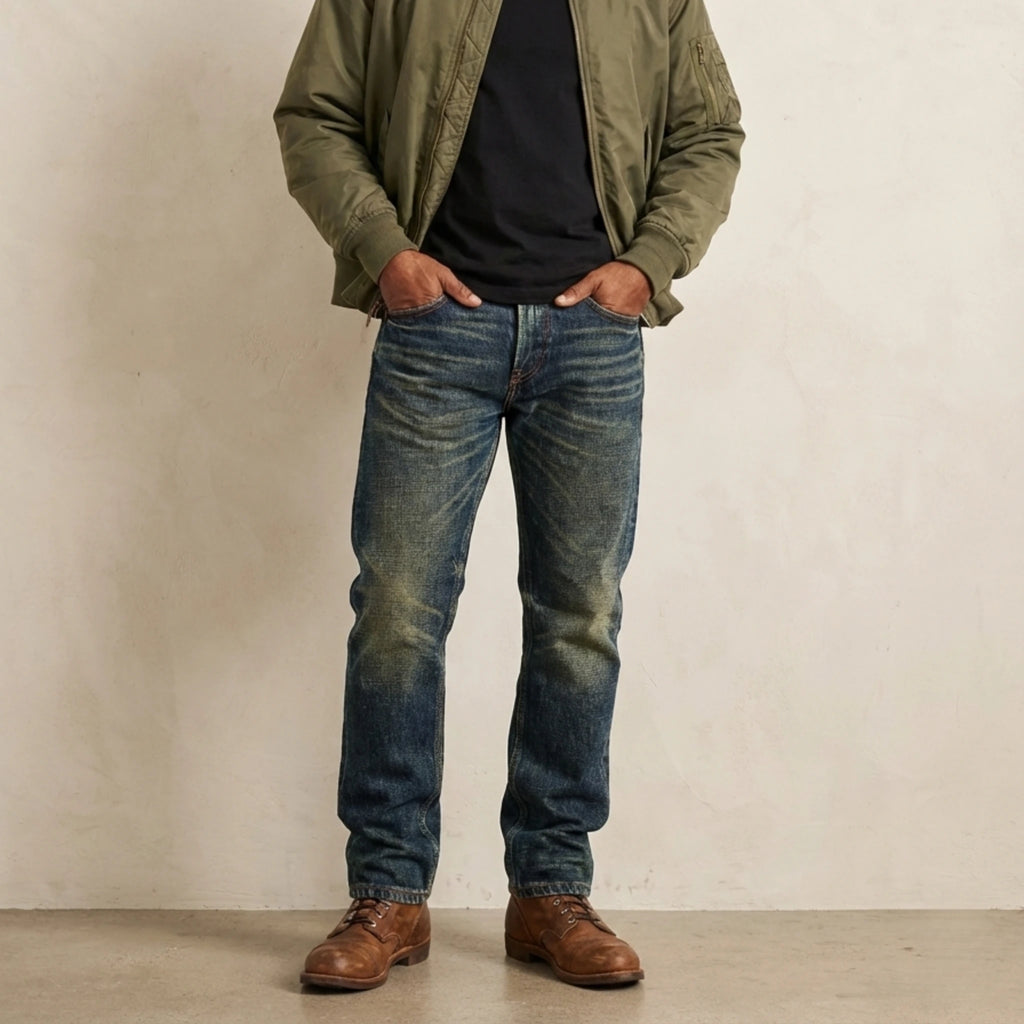 20oz Heavyweight Okayama Selvedge Denim Straight Jeans