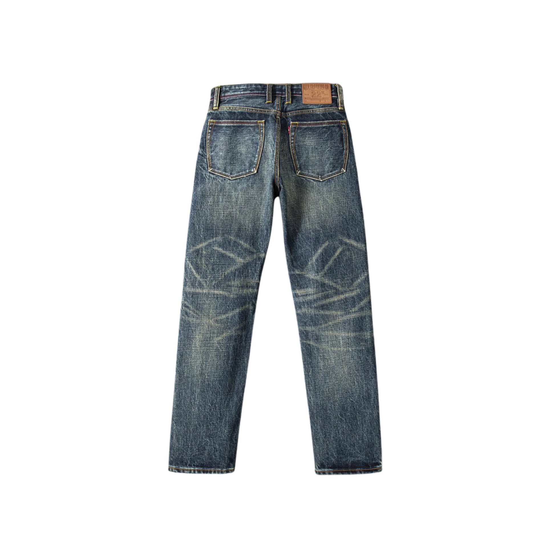 22oz Heavyweight Selvedge Straight Jeans Vintage Washed