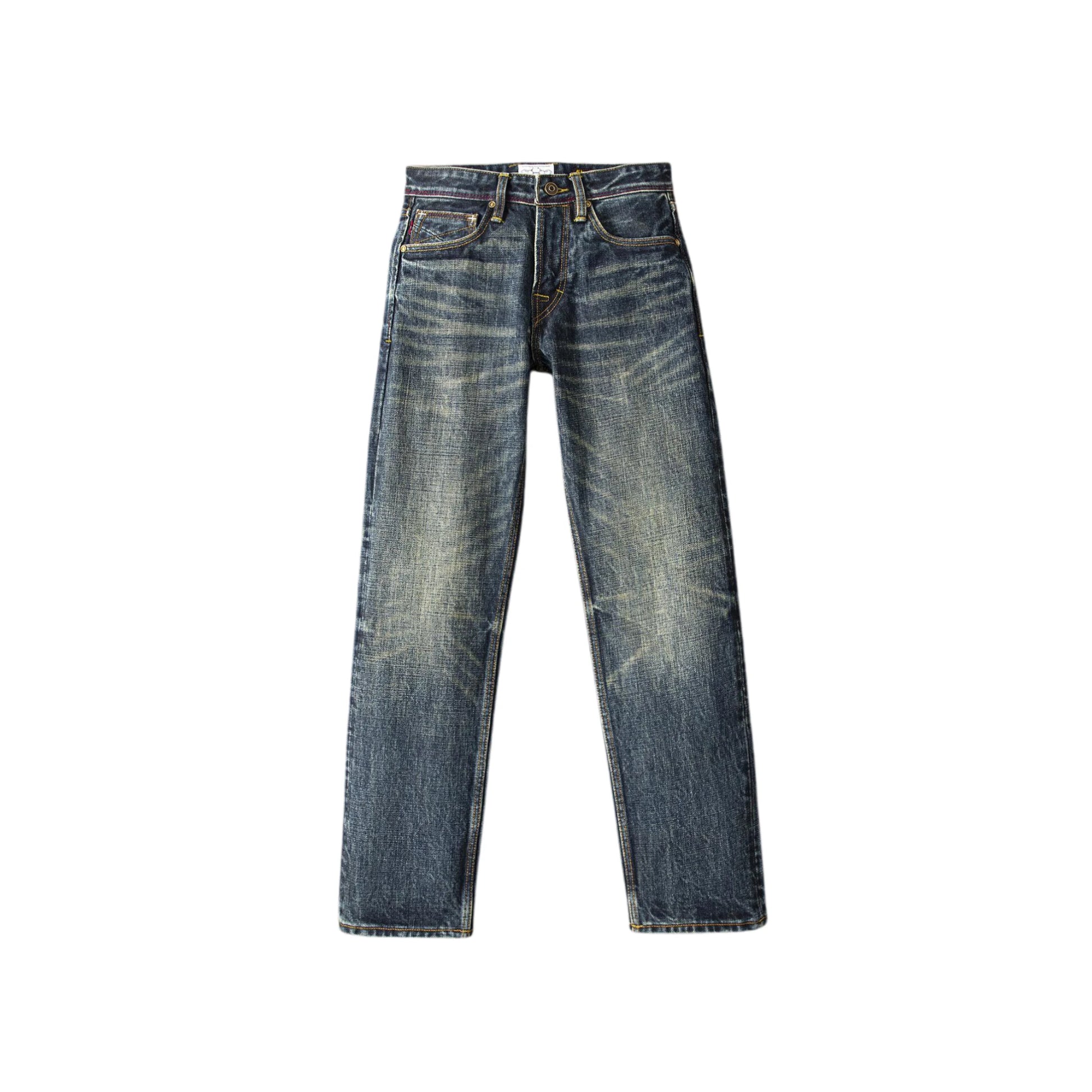 22oz Heavyweight Selvedge Straight Jeans Vintage Washed