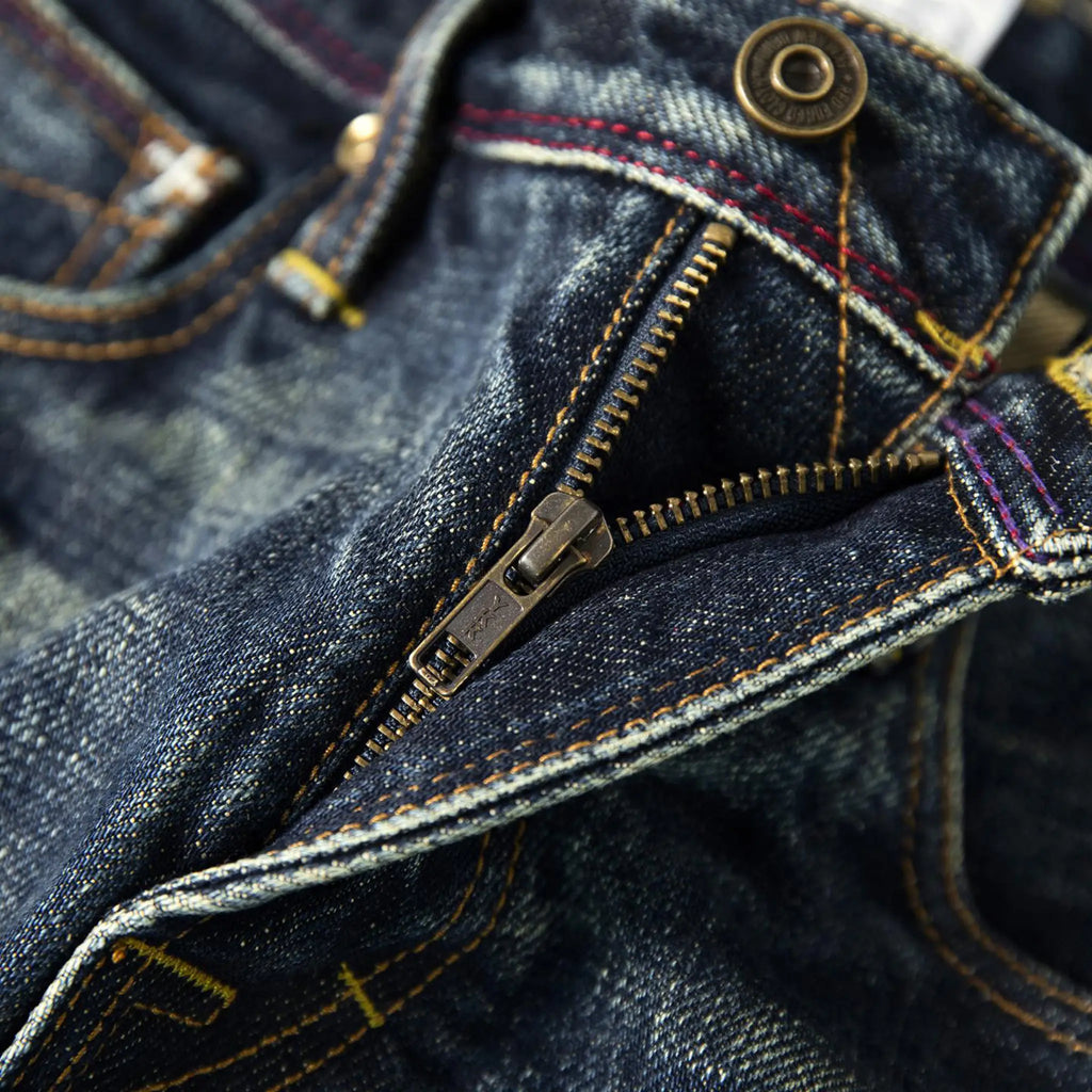 22oz Heavyweight Selvedge Straight Jeans Vintage Washed