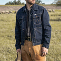 Chemise en denim western classique légère de 7 oz