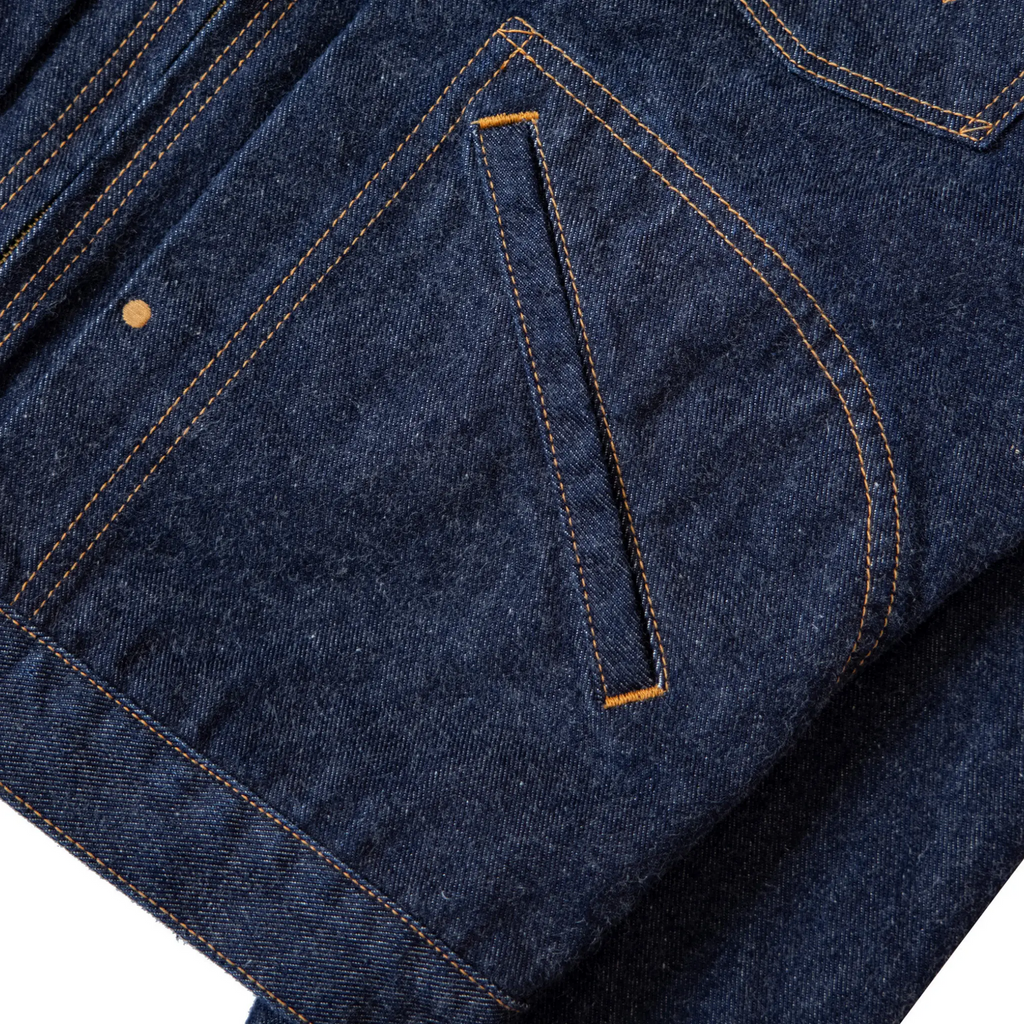 Chemise en denim western classique légère de 7 oz