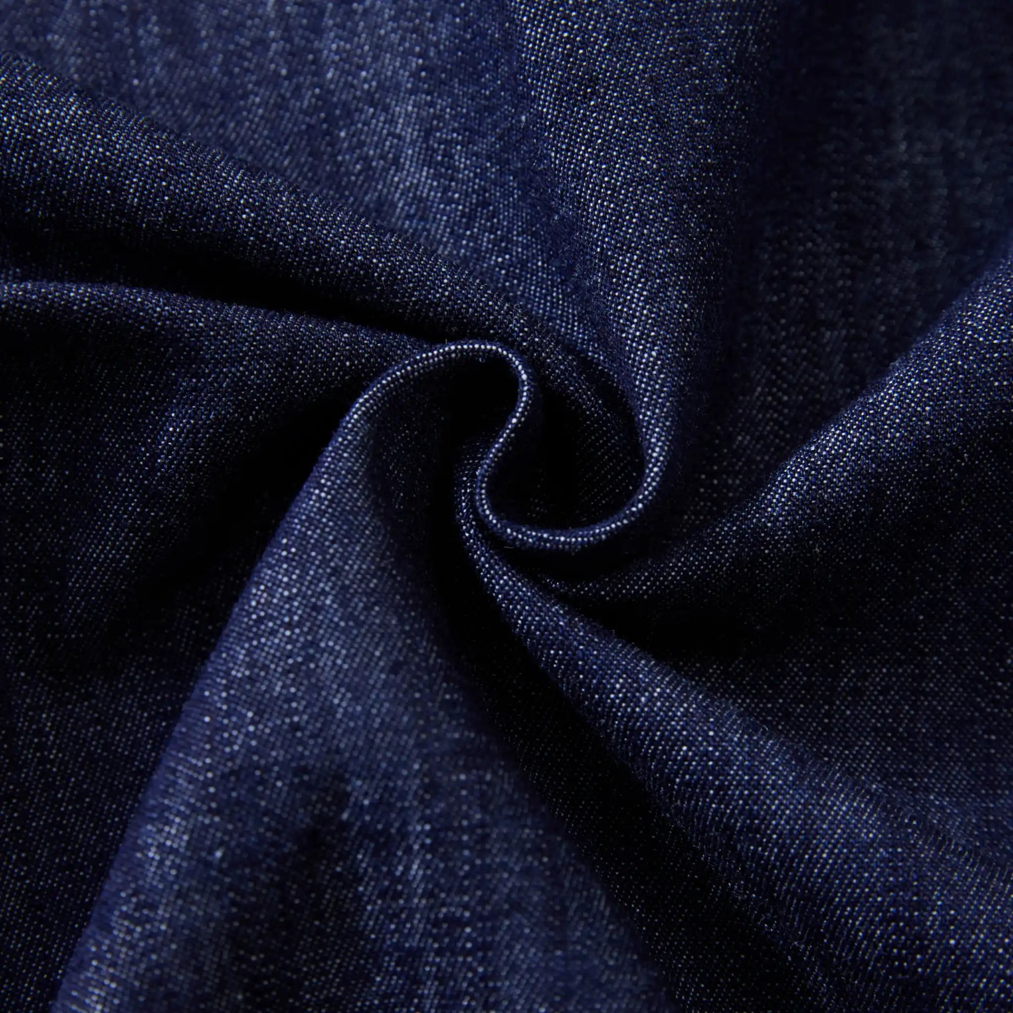 7oz Slub Cotton Indigo Western Shirt - Long Sleeve