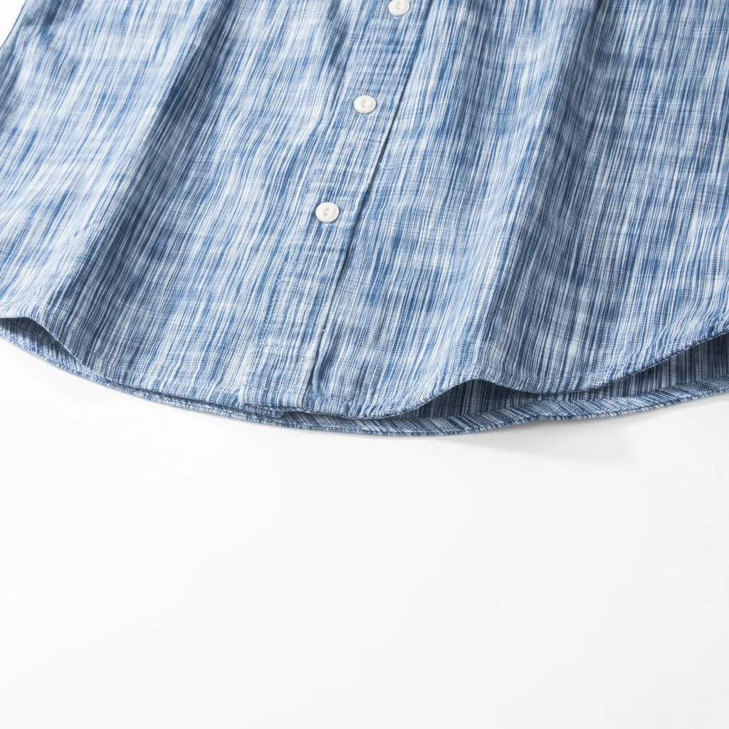 Chemise en denim western classique légère de 7 oz