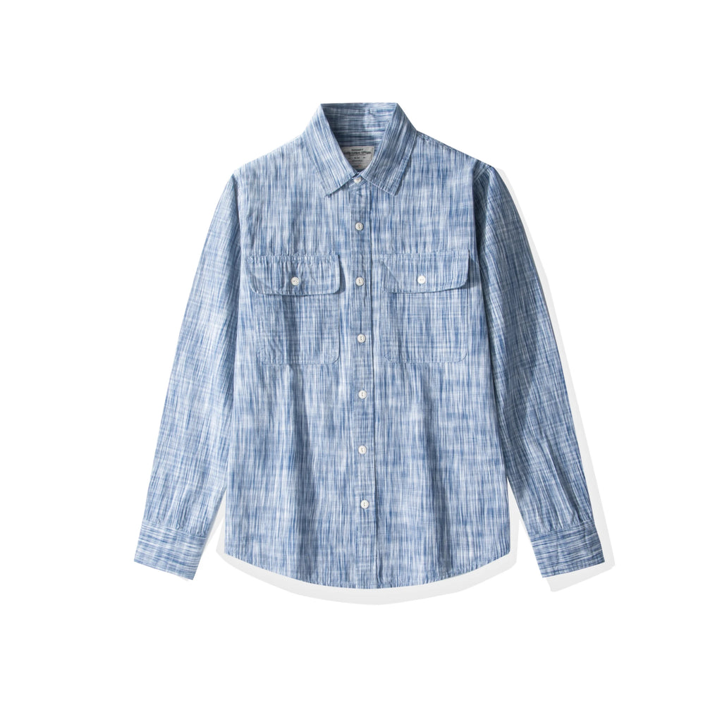 Chemise en denim western classique légère de 7 oz