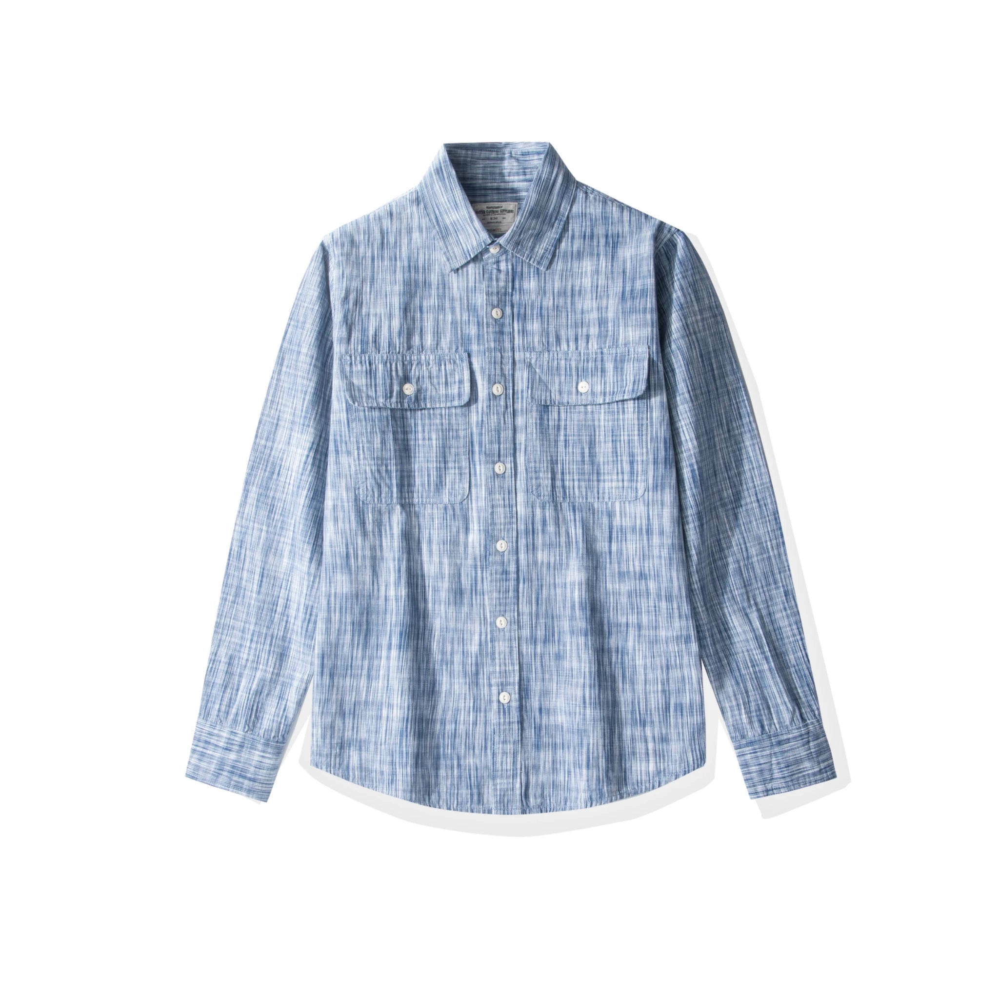 Chemise en denim western classique légère de 7 oz