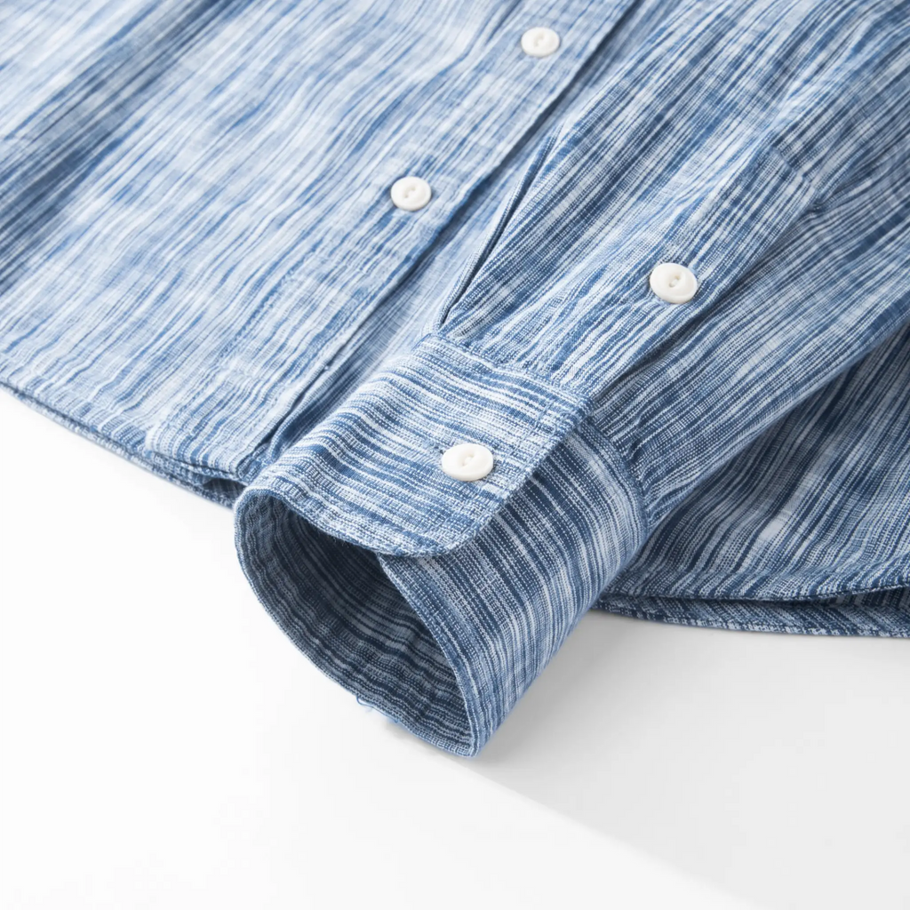 Chemise en denim western classique légère de 7 oz