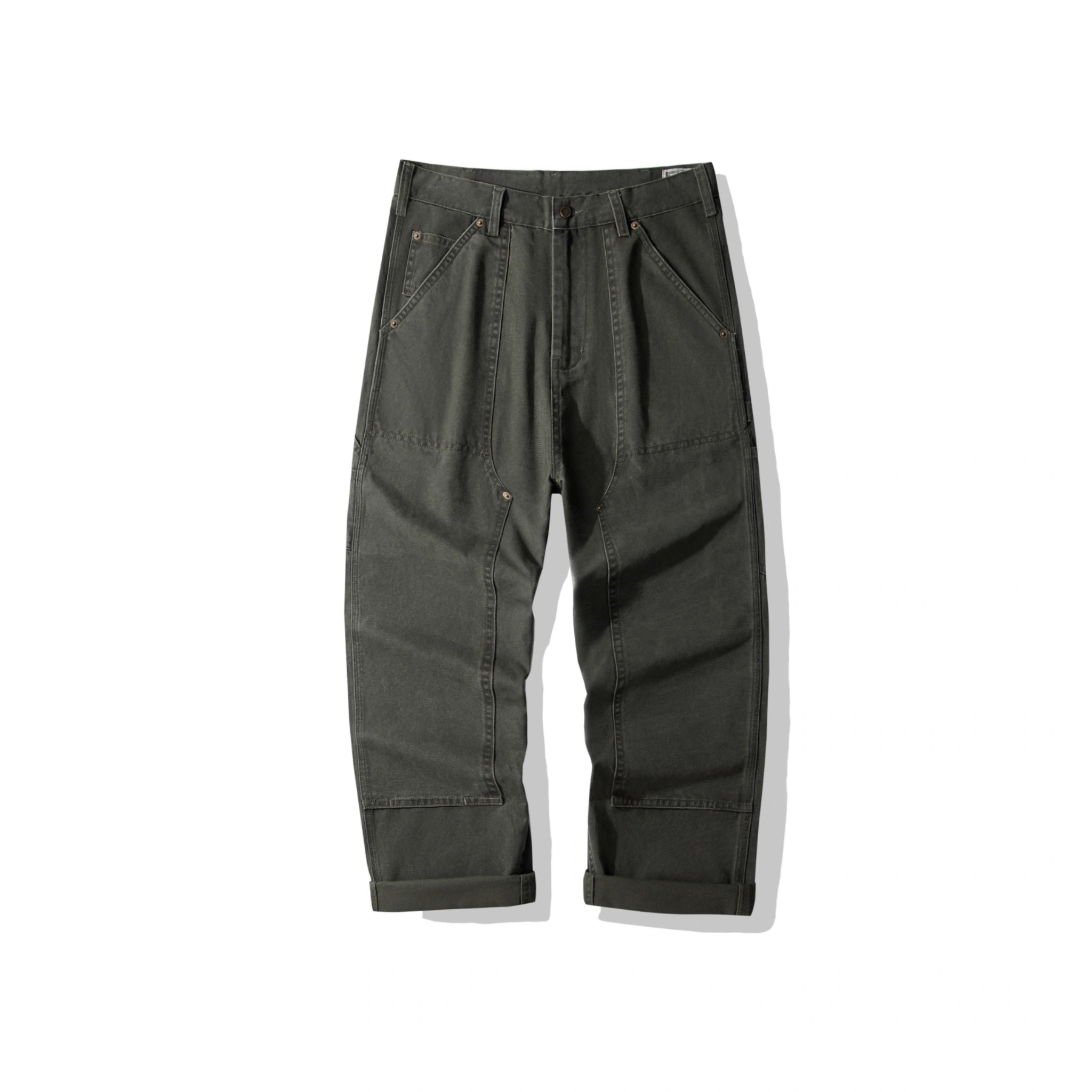 Rugged 12oz Canvas Double-Knee Work Pants