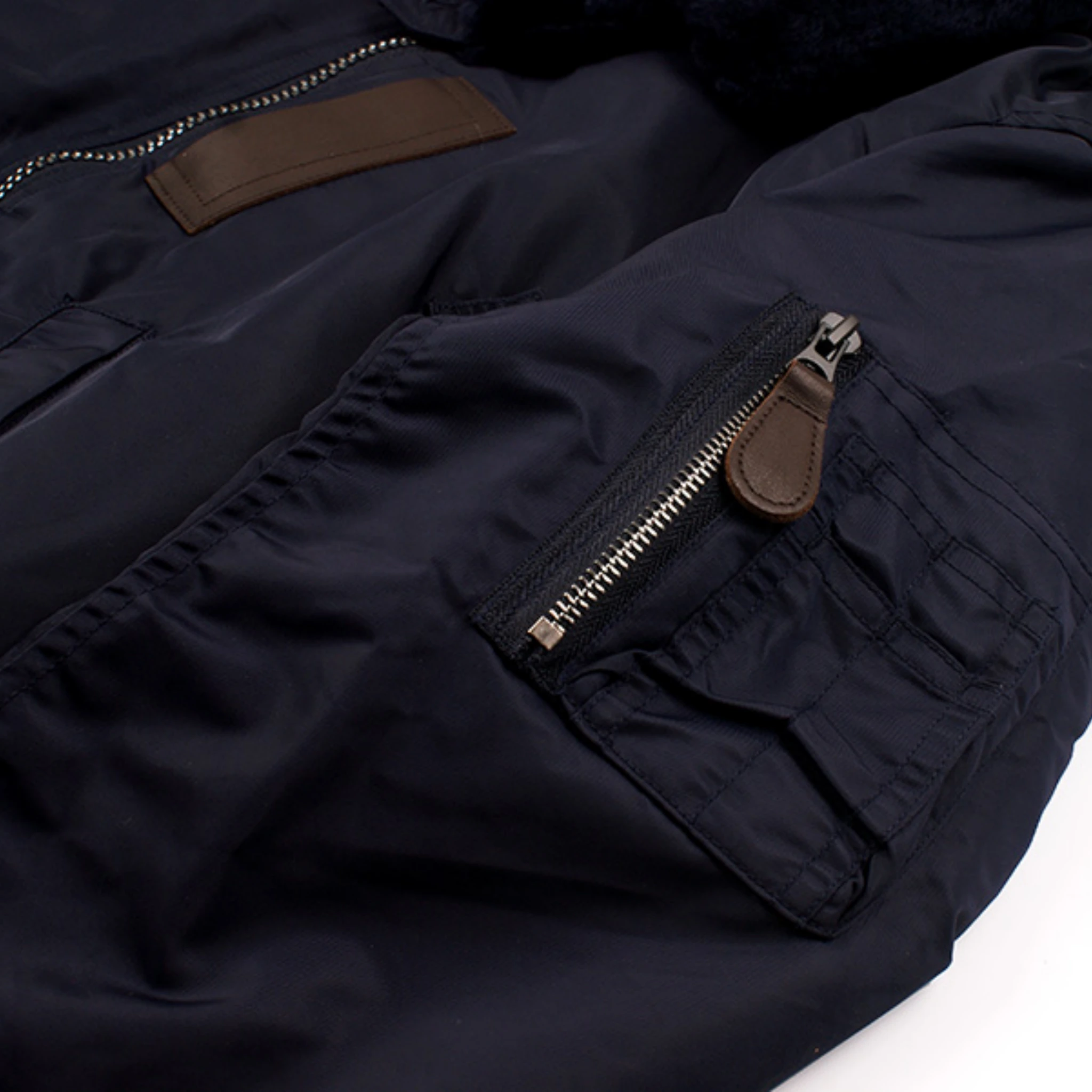 B-15 Utility Shearling Collar Lined Bomber Jacket