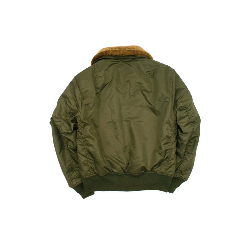 B-15 Utility Shearling Collar Lined Bomber Jacket