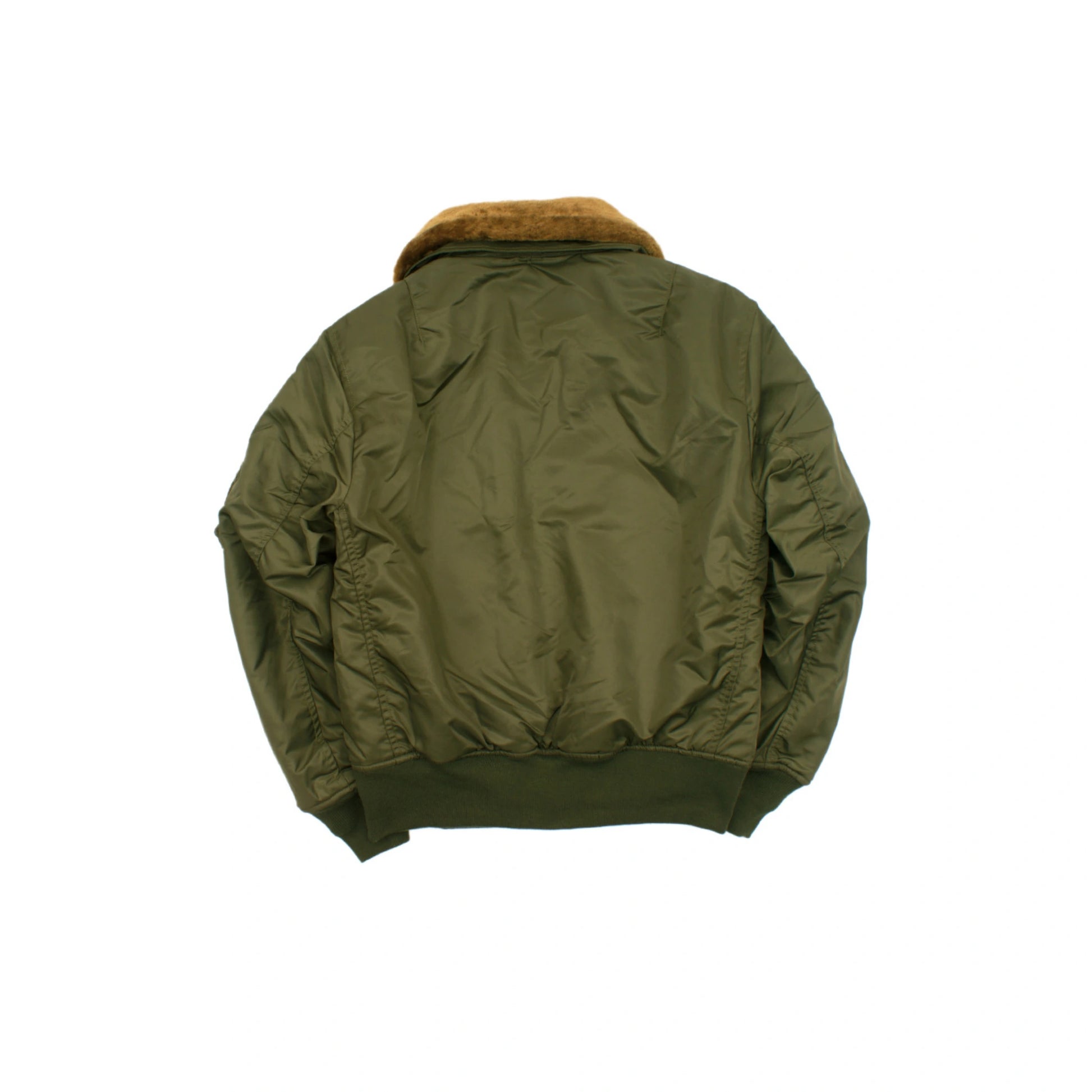 B-15 Utility Shearling Collar Lined Bomber Jacket