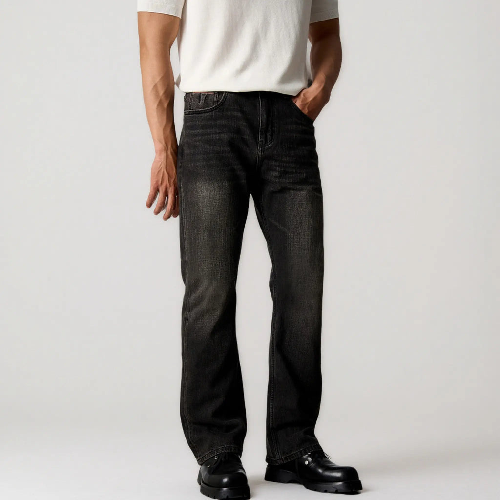 rgdenim_blackwash_bootcut_model_front