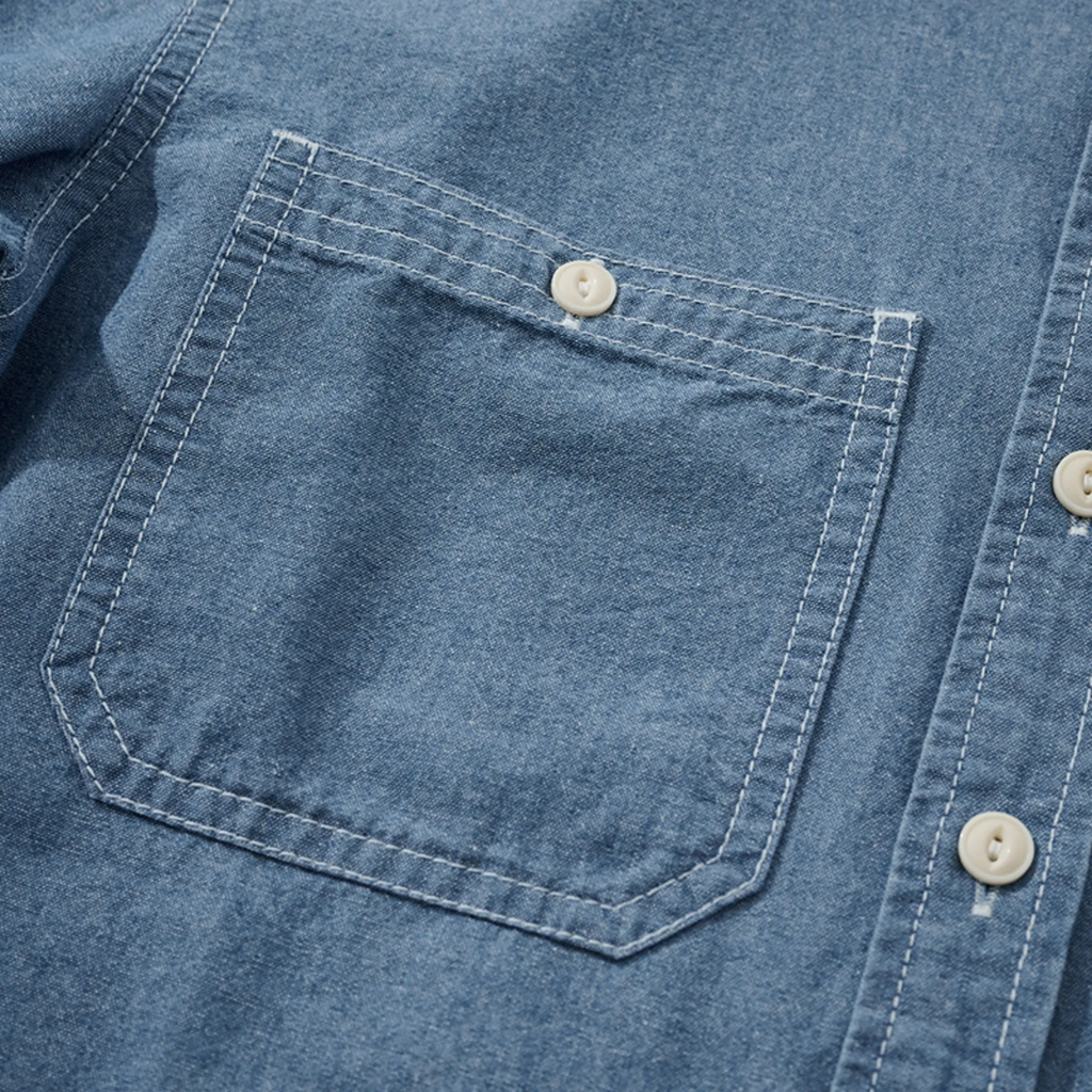 Leichtes 7oz Classic Western Denimhemd