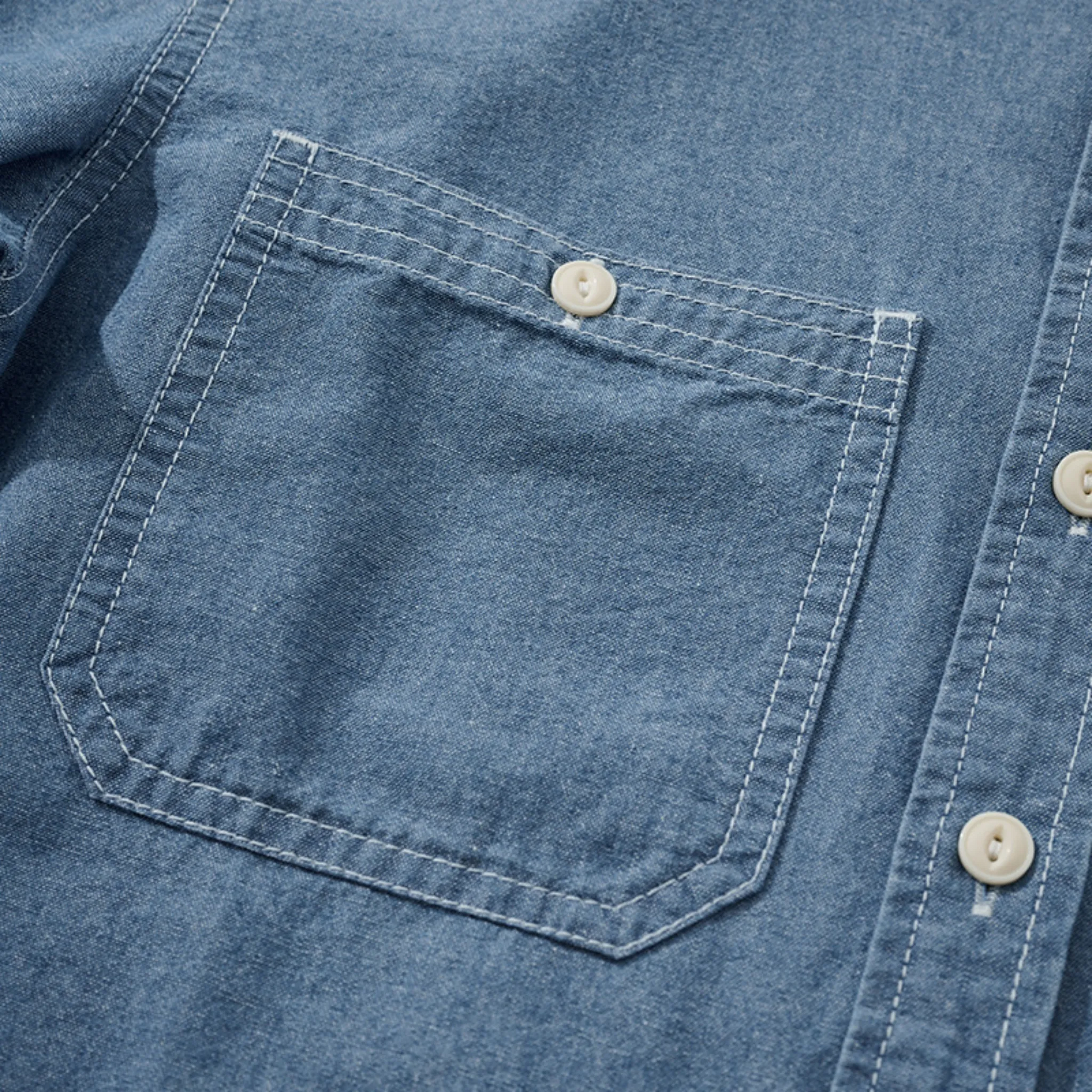 Leichtes 7oz Classic Western Denimhemd