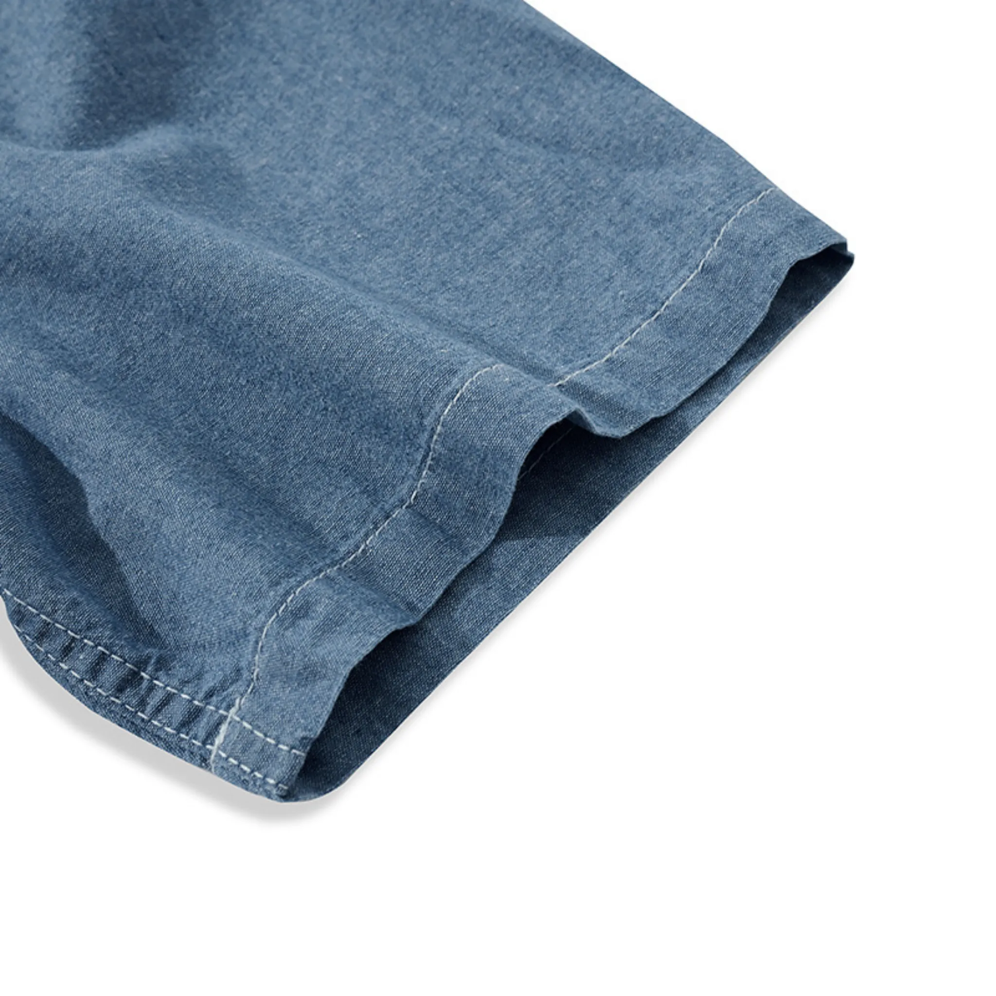 Chemise en denim western classique légère de 7 oz