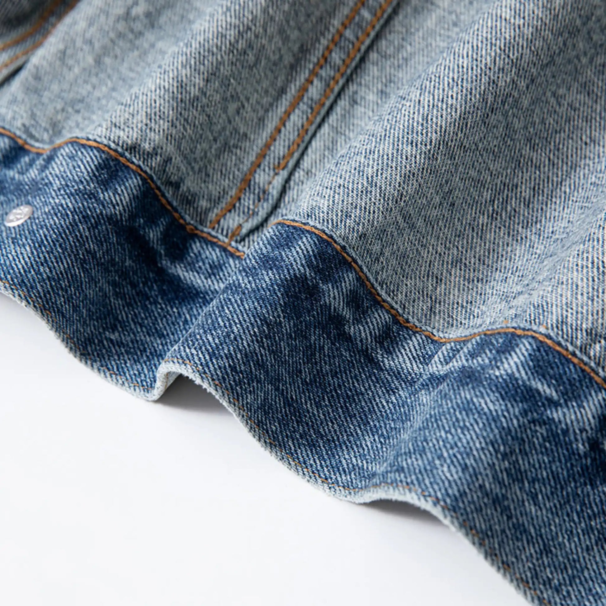 14oz Classic Blue Washed Denim Jacket Type III