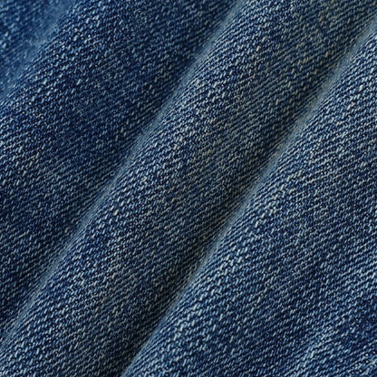 Dunkelblau verwaschene Slim-Fit Selvedge-Jeans | Dunkle Waschung